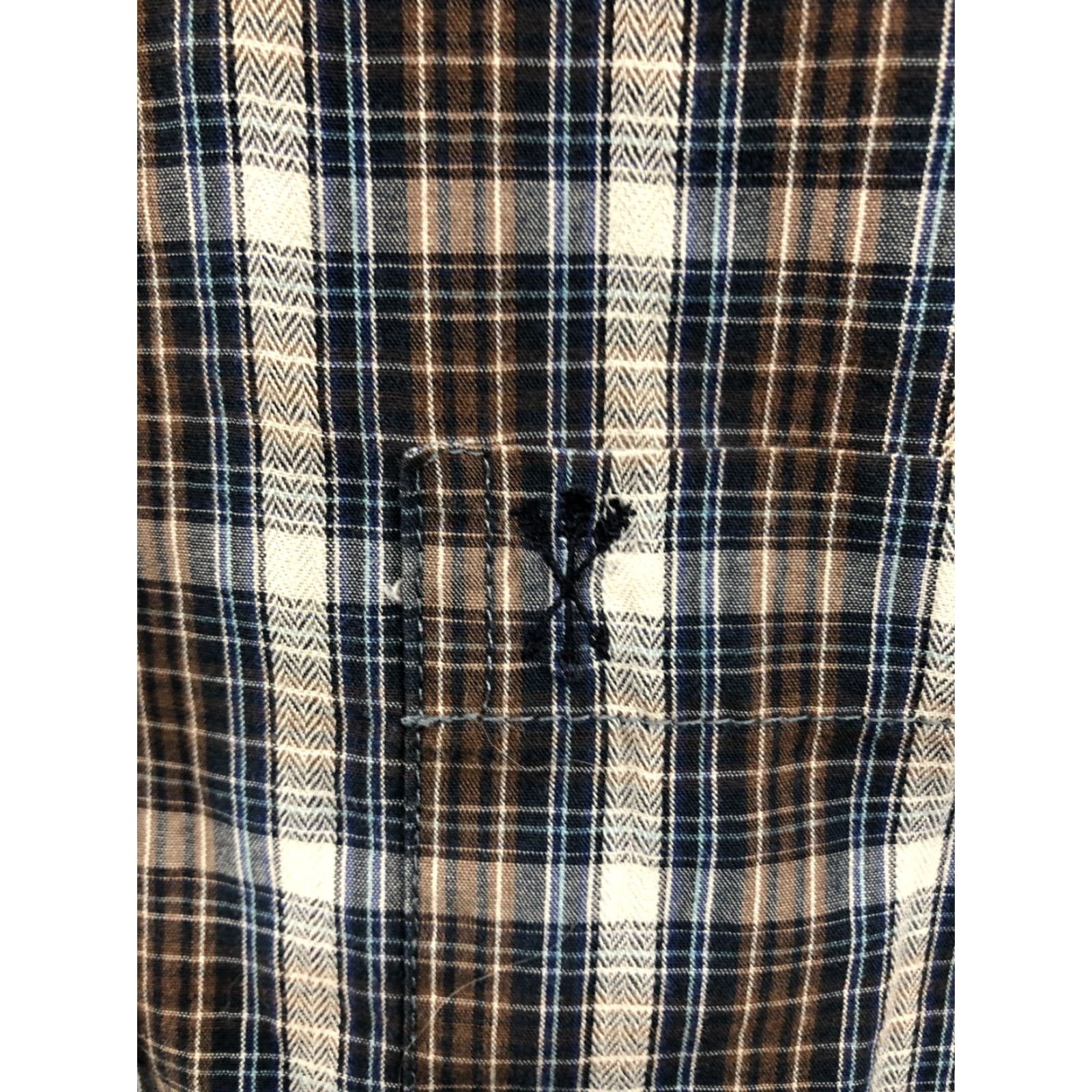 Arrow Arrow Shirt XL Mens Long Sleeve Button-Down Plaid Multicolor Collar Classic Modern Button Up Shirt Size US XL / EU 56 / 4 - 2 Thumbnail