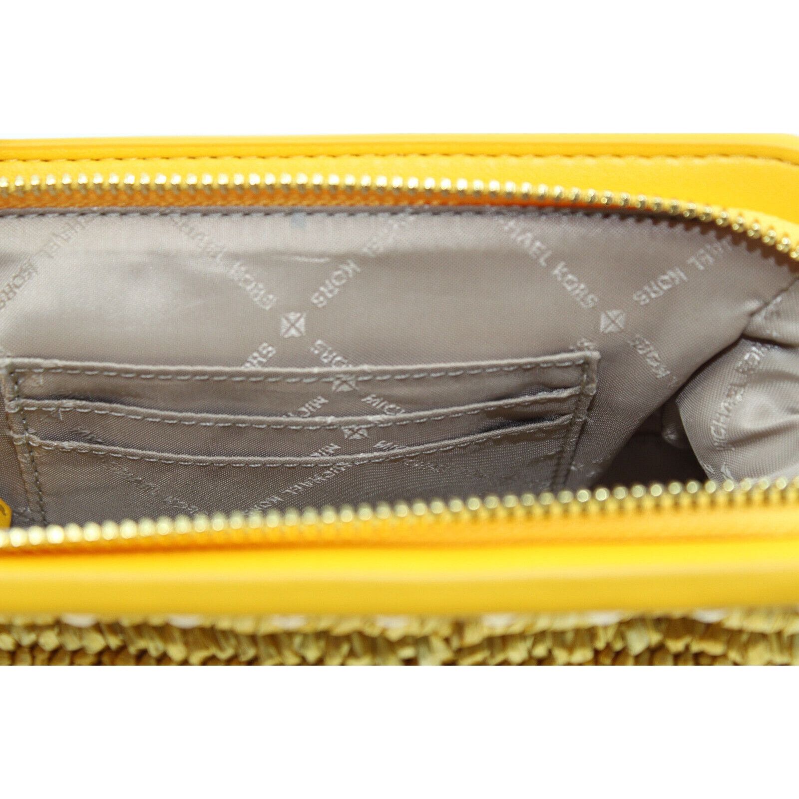 Michael Kors MICHAEL KORS Livia Small Cloud Butter Woven Leather Bag $448 Size ONE SIZE - 9 Thumbnail