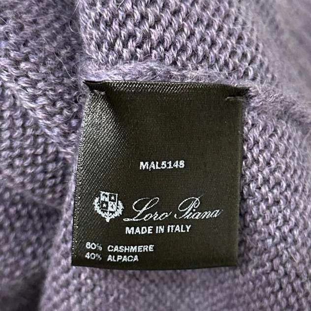 Loro Piana Loro Piana Mauve Cashmere-Alpaca Sweater Size M / US 6-8 / IT 42-44 - 5 Thumbnail