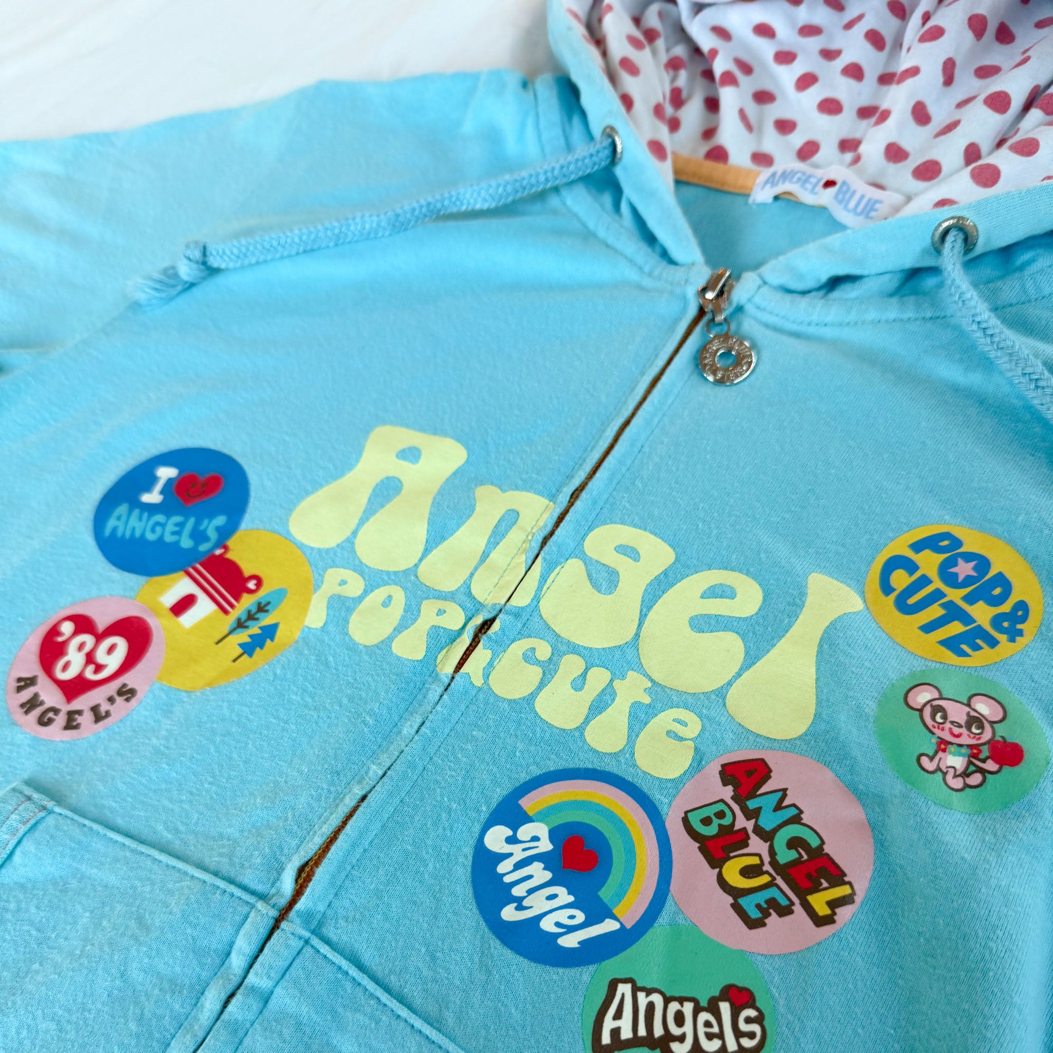 Angel Blue ULTRA RARE y2k VINTAGE ANGEL BLUE HOODED VEST Size M / US 6-8 / IT 42-44 - 2 Thumbnail