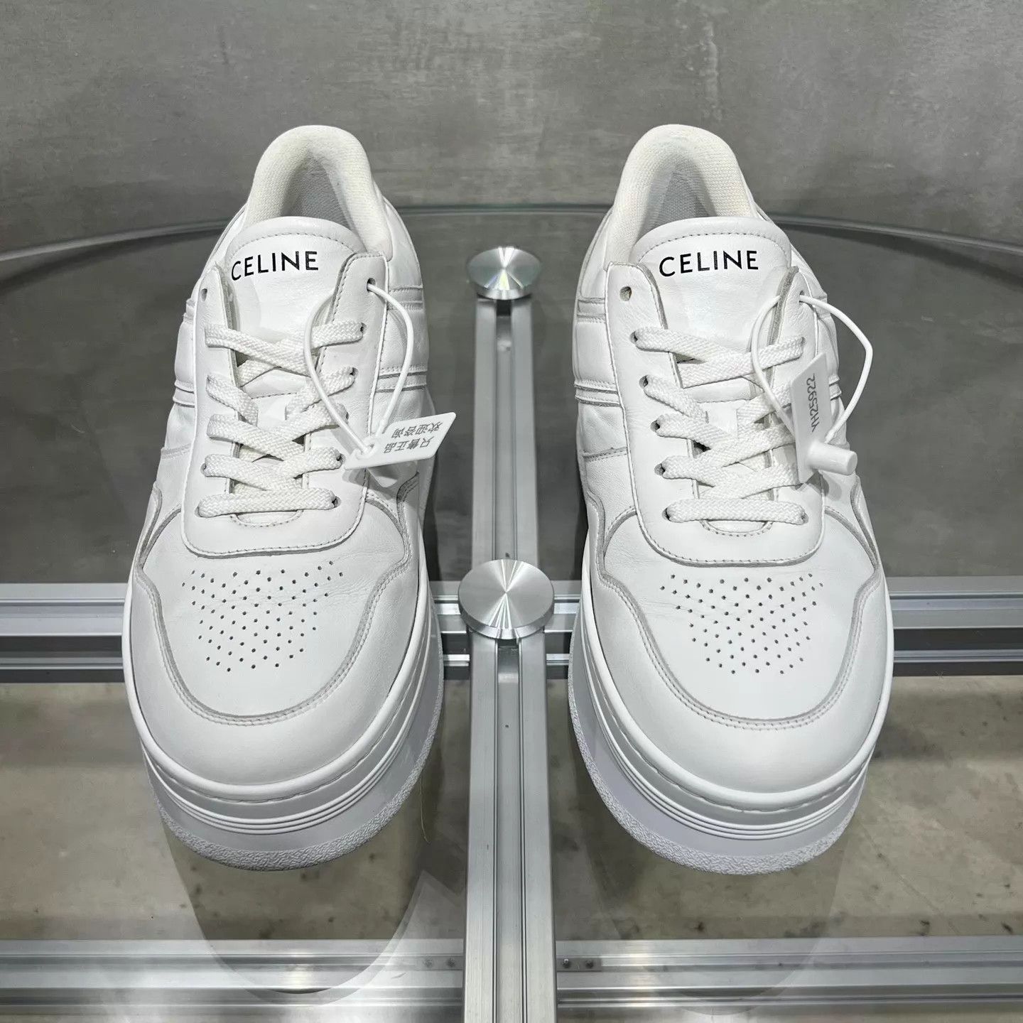Celine Celine Block White Platform Casual Shoe 39 Size US 8.5 / IT 38.5 - 1 Thumbnail