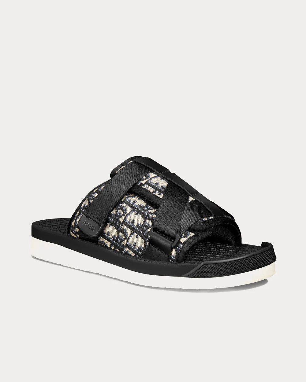 Dior os11x1225 Alpha Sandals in Black/Beige Size US 7 / EU 40 - 3 Thumbnail