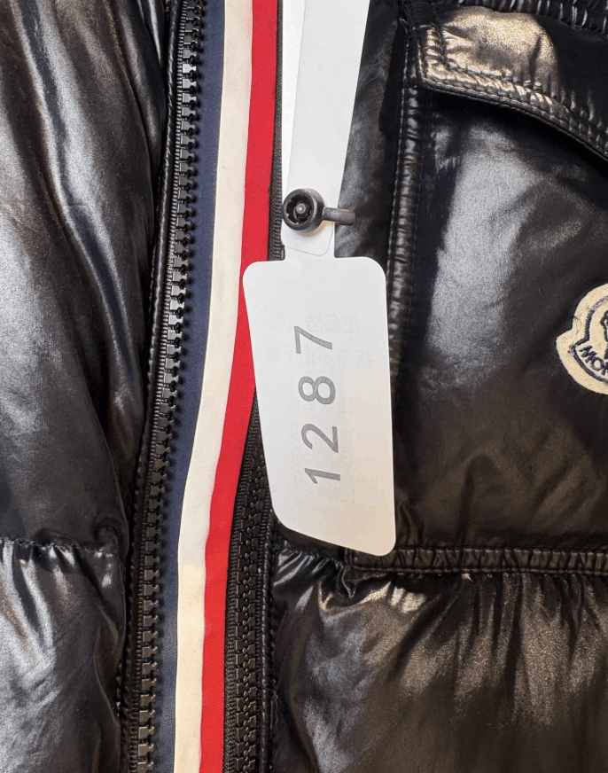 Moncler Moncler Striped Zip-up Hooded Short Down Jacket K36 Size US XL / EU 56 / 4 - 6 Thumbnail