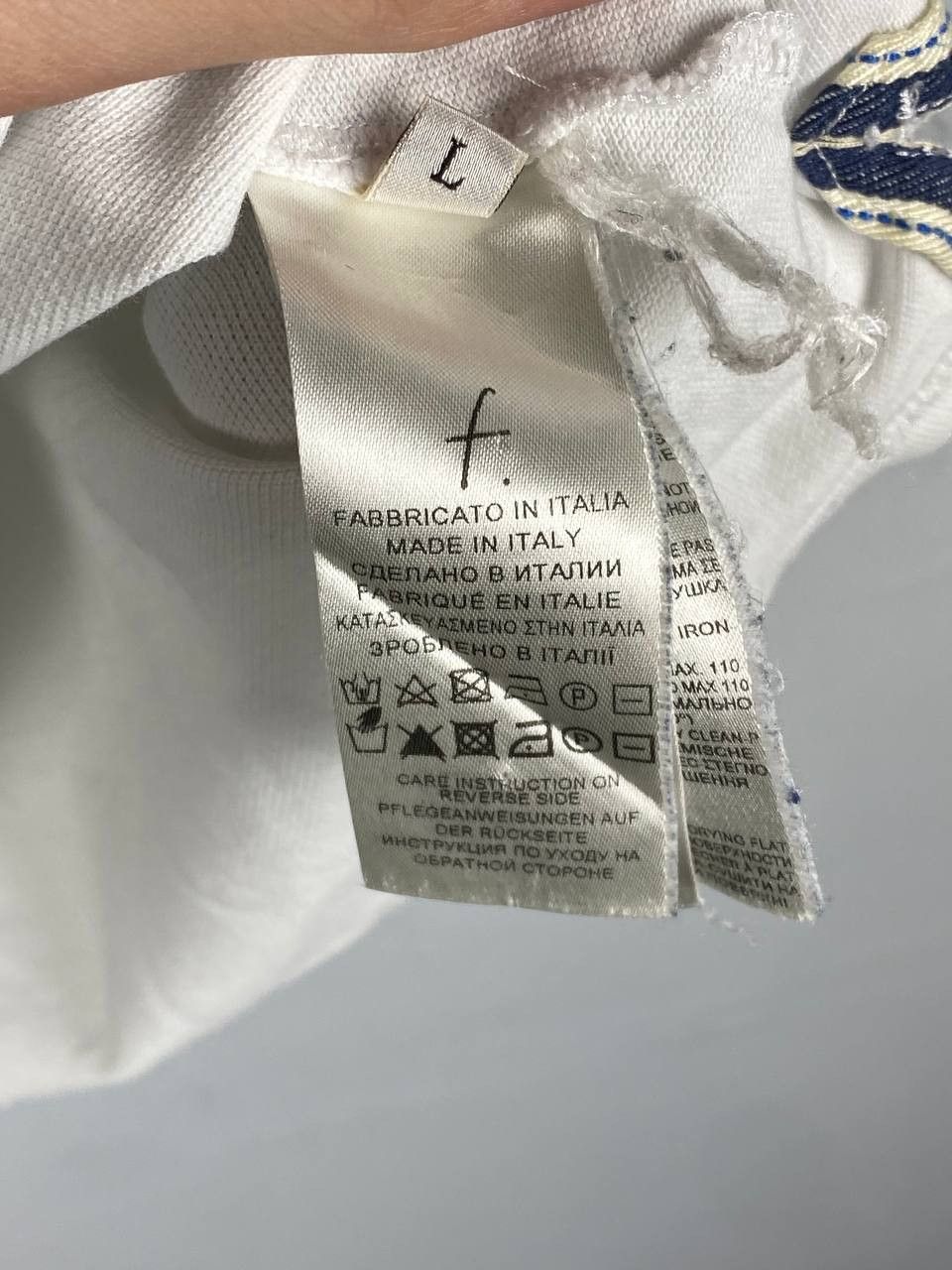 Falcone Falconeri Luxury White Dress Polo Made In Italy Size US L / EU 52-54 / 3 - 7 Thumbnail
