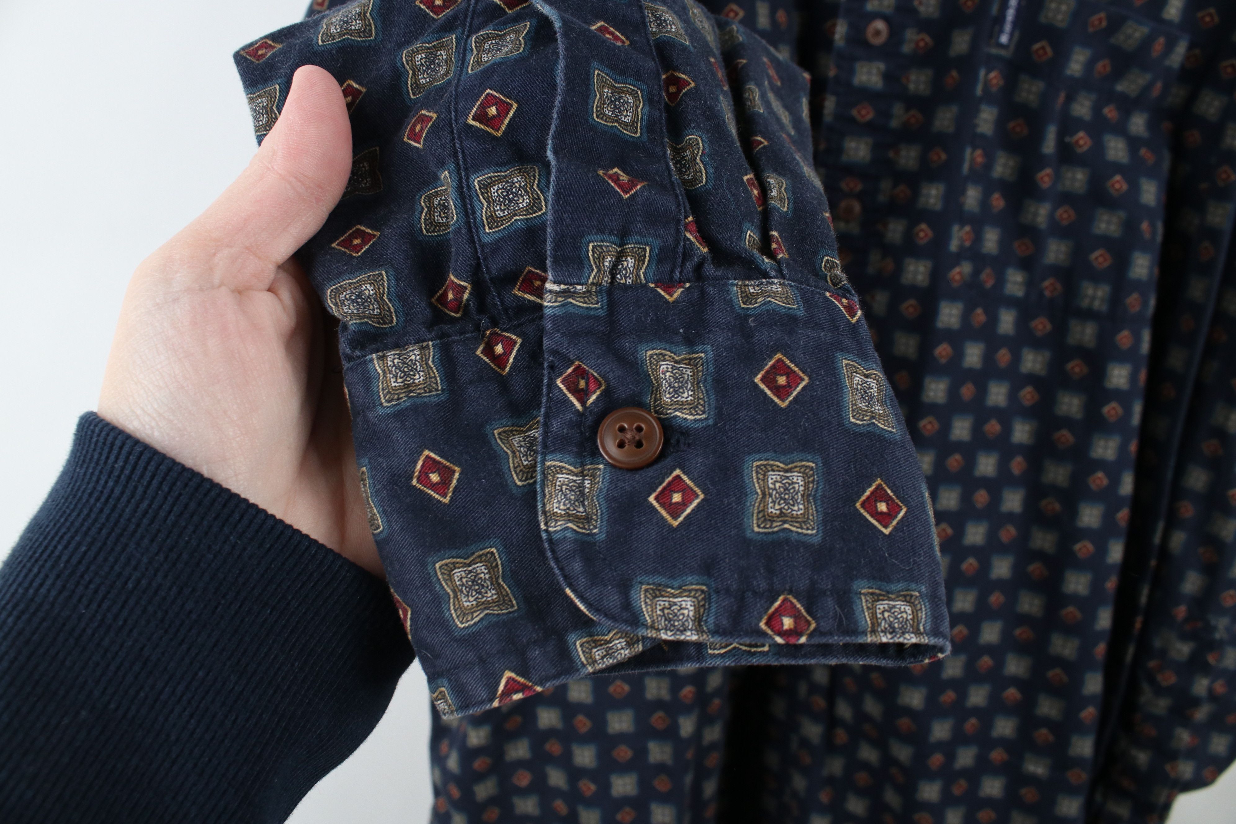 Ralph Lauren × Vintage Vintage 90s Chaps Ralph Lauren Collared Button Down Shirt Size US XL / EU 56 / 4 - 6 Thumbnail