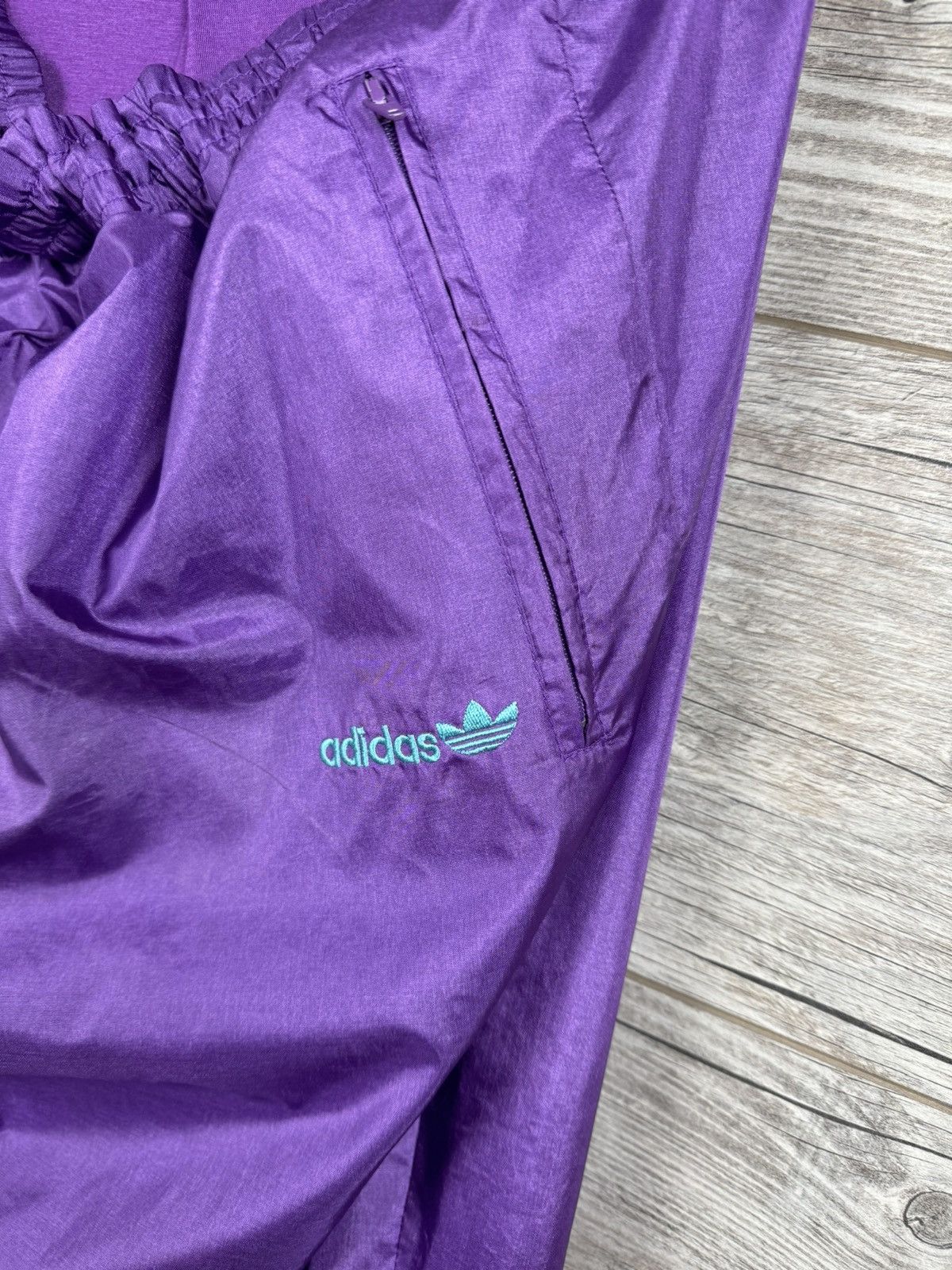 Adidas × Vintage Adidas Sweatpants Y2K drill Vintage Size US 34 / EU 50 - 8 Thumbnail