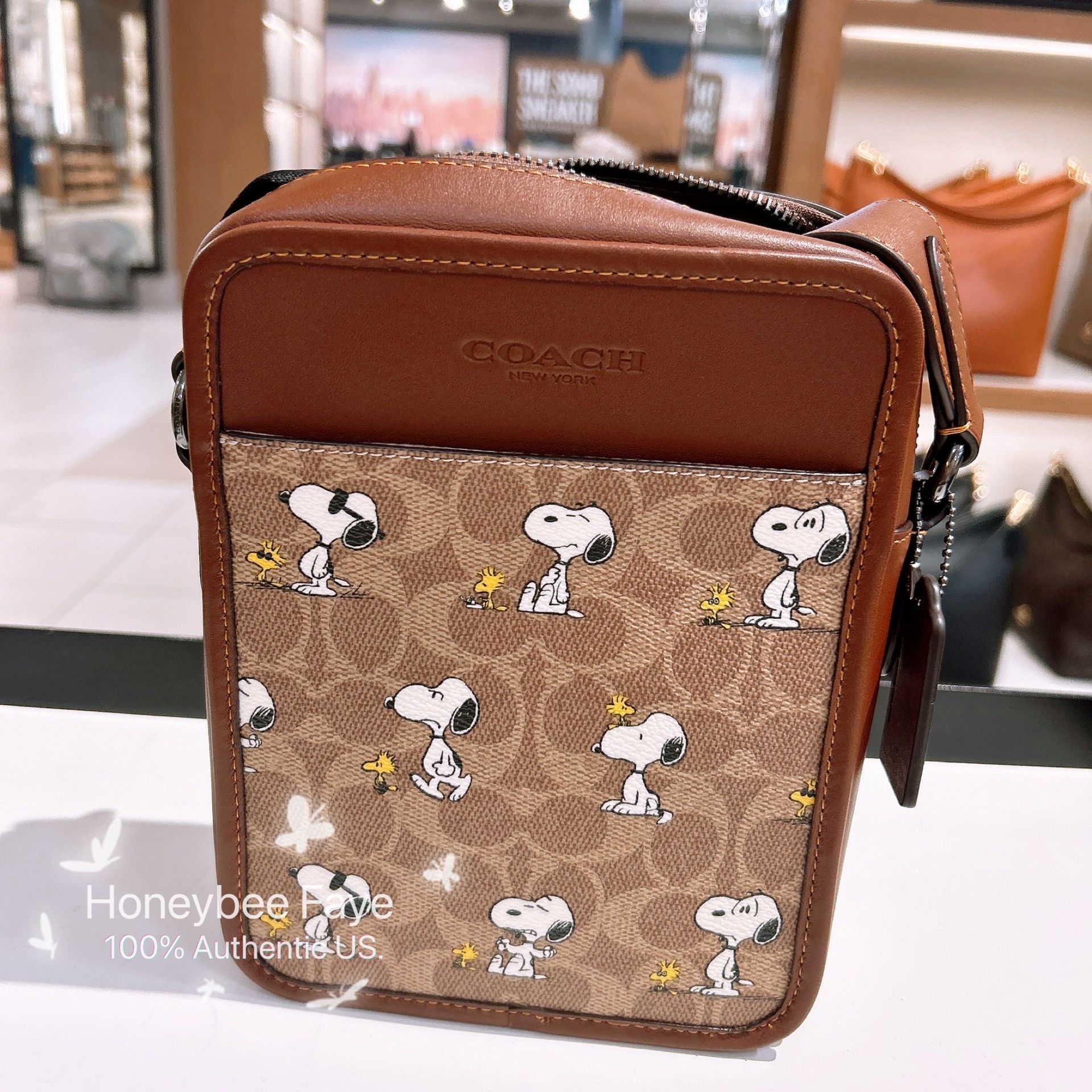 Coach Peanuts Sullivan Crossbody Bag With Snoopy Print CBK48 Size ONE SIZE - 3 Thumbnail