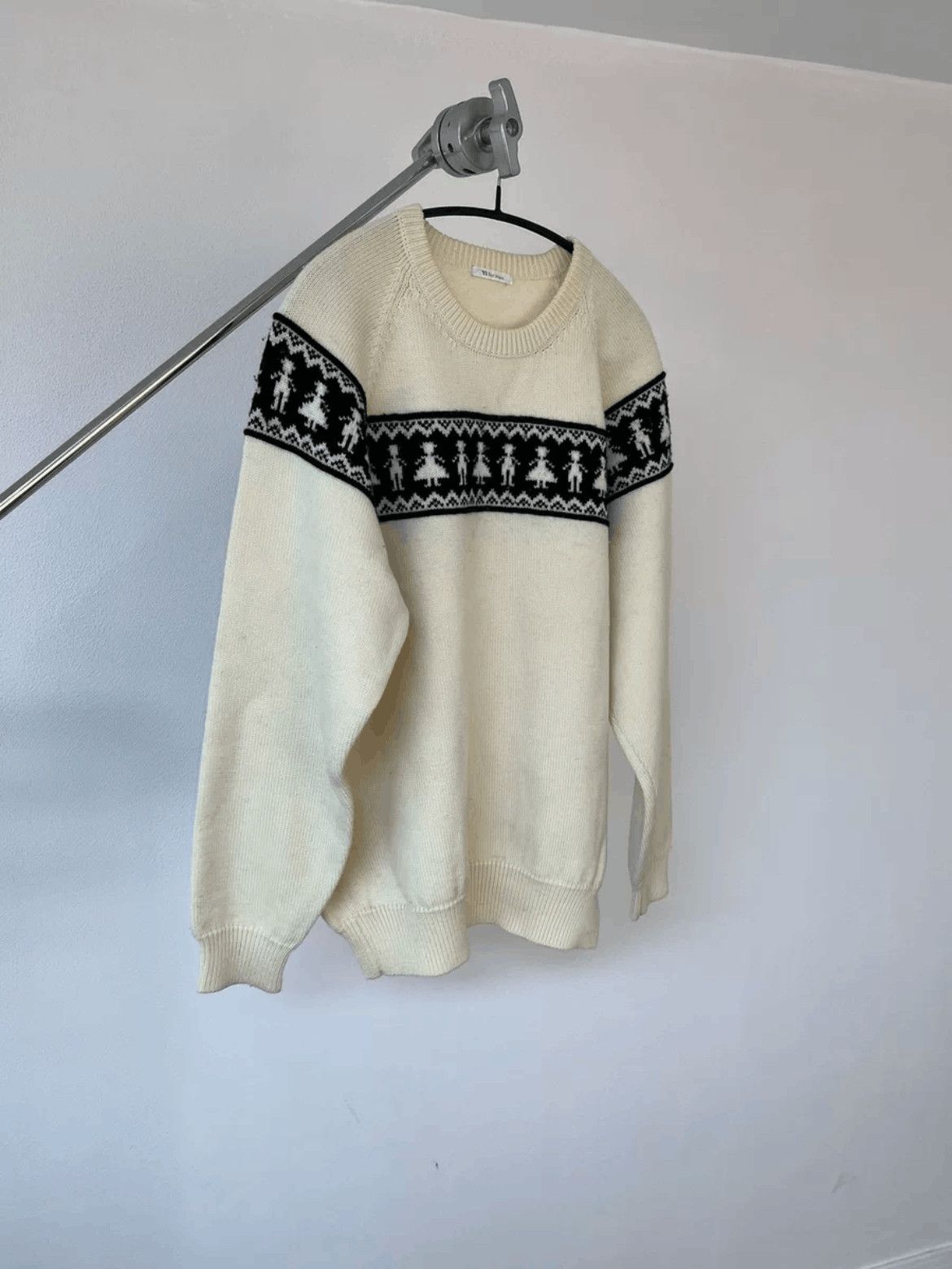 Yohji Yamamoto YohjiYamamoto Figure pattern Knitwear Sweaters-2505 Size US L / EU 52-54 / 3 - 4 Thumbnail