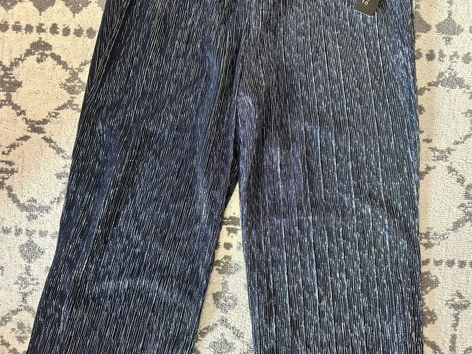 JM Collection Women Sparkle Blue JM Studio by John Meyer Pant Size 34" / US 12 / IT 48 - 4 Thumbnail