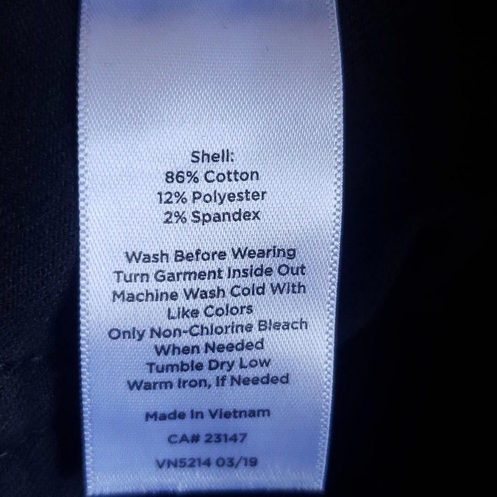 Designer CT1468 Talbots Black Flawless High Waist Straight Leg 10 Size 32" / US 10 / IT 46 - 6 Thumbnail