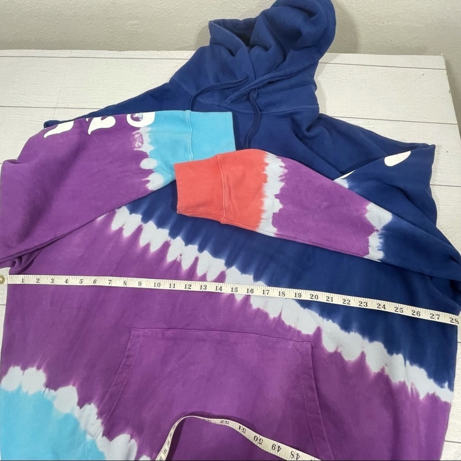 American Eagle Outfitters AMERICAN EAGLE X Drop Shoulder Tie Dye Hoodie Size Large Size L / US 10 / IT 46 - 5 Thumbnail