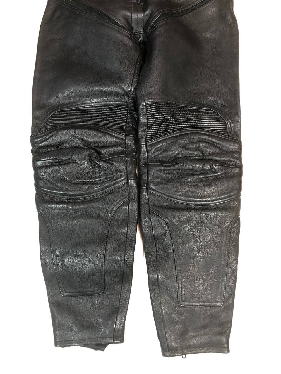 Vintage Cafe-Racer Racing Biker Leather Pants Vintage Size US 30 / EU 46 - 3 Thumbnail