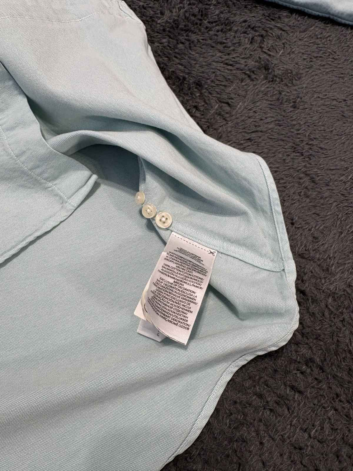 Polo Ralph Lauren Polo Ralph Lauren Basic Mint Green Classic Shirt Size US M / EU 48-50 / 2 - 8 Thumbnail