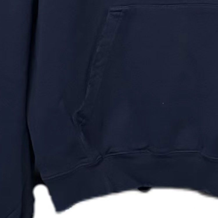 Balenciaga o1la1rc1a0425 Destroyed Hoodie in Marine Size US XS / EU 42 / 0 - 6 Thumbnail