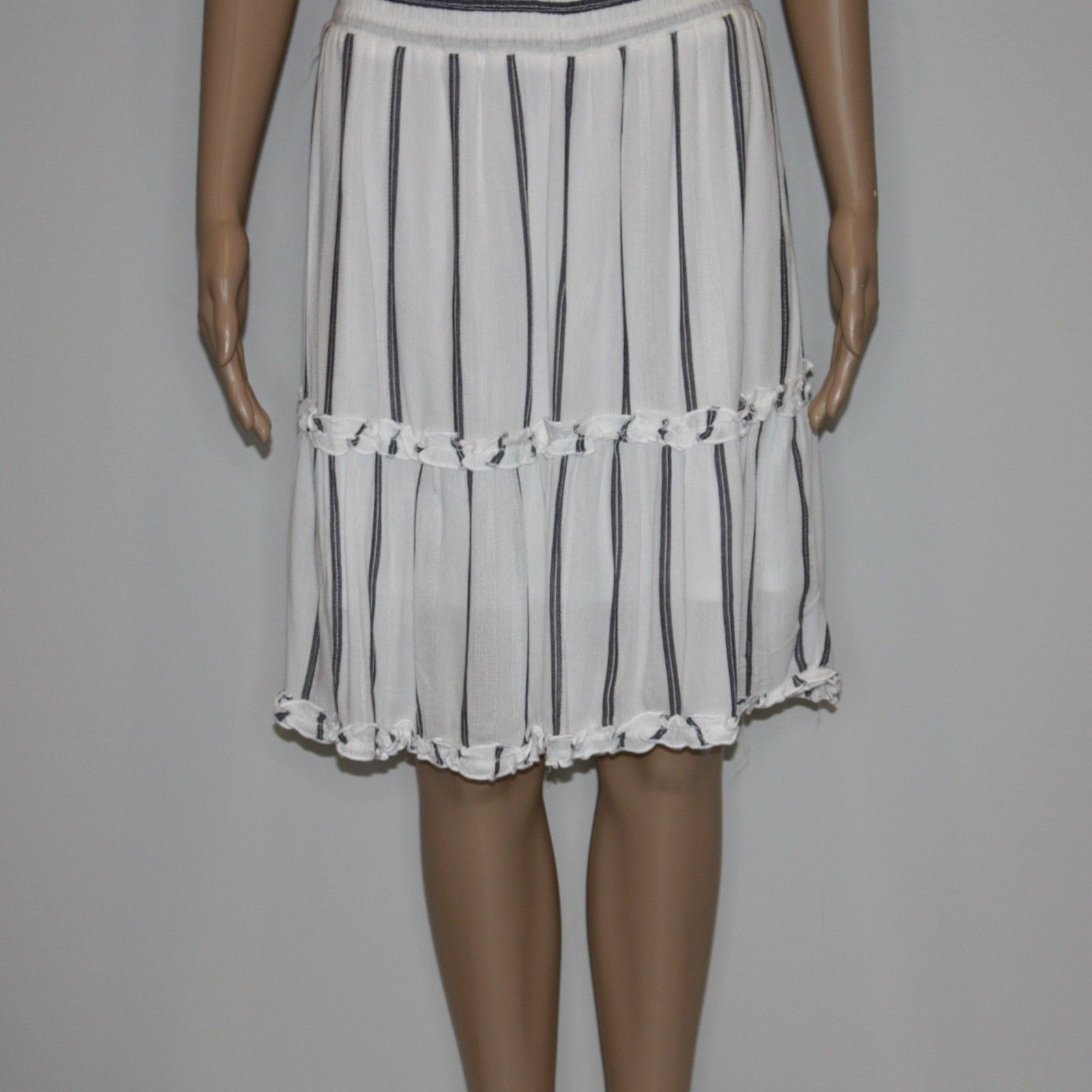 American Eagle Outfitters Striped Off the Shoulder Dress in size L NWT Size L / US 10 / IT 46 - 5 Thumbnail