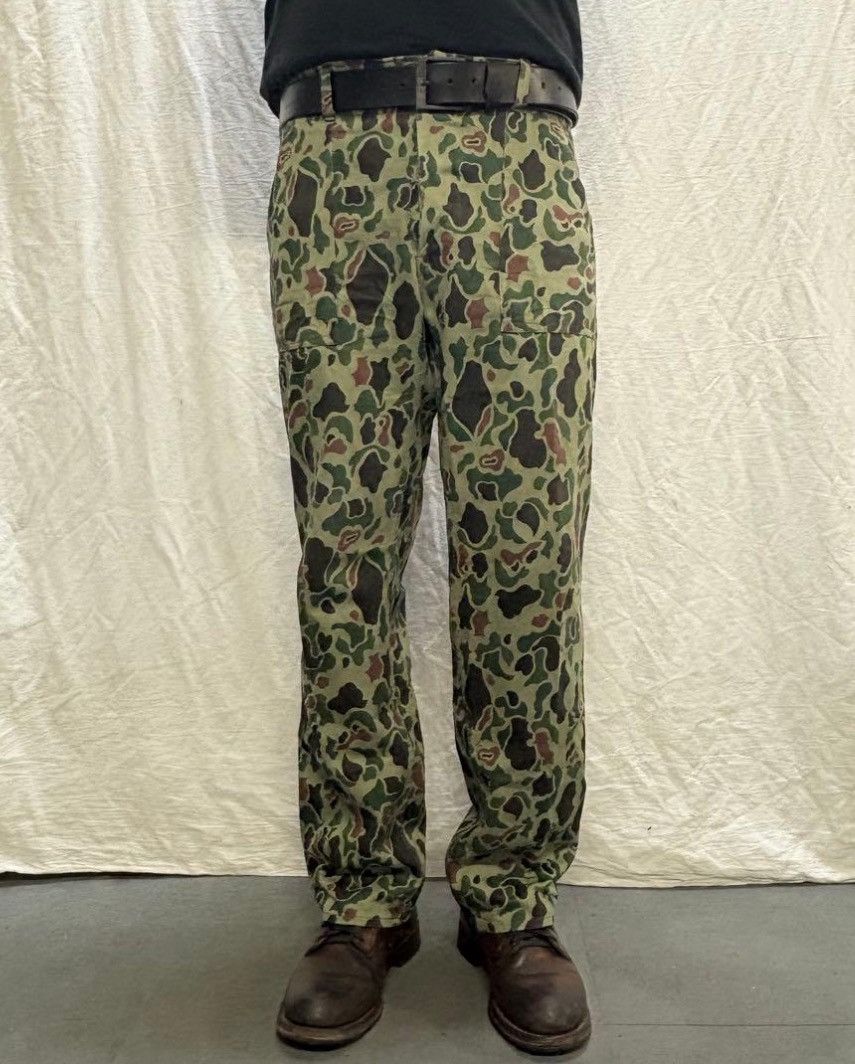 Vintage Vintage 60s Korea army HBT Duck Hunter / Frog skin Size US 30 / EU 46 - 1 Thumbnail