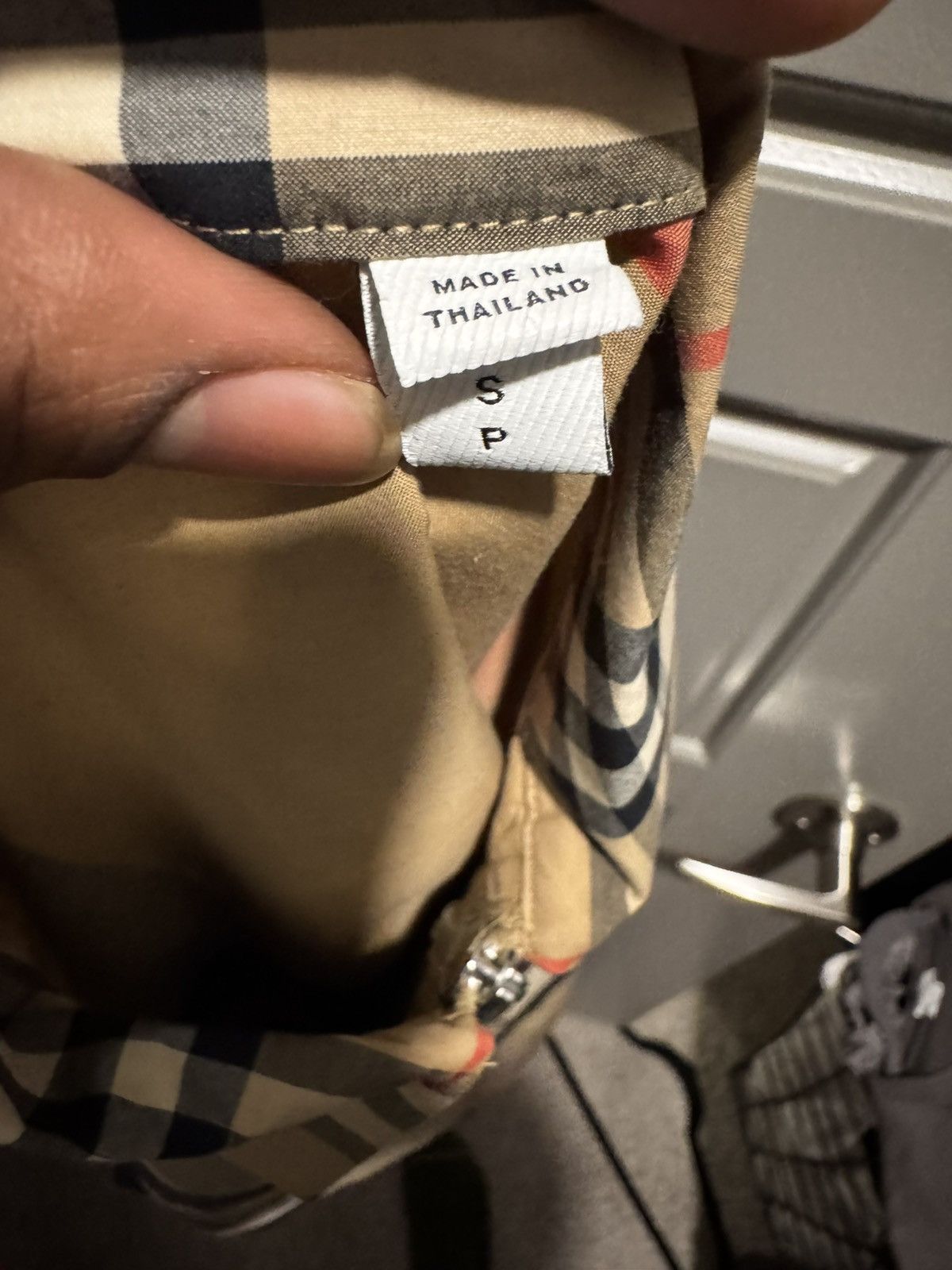 Burberry Beige Check Durham Shirt Size US S / EU 44-46 / 1 - 10 Thumbnail