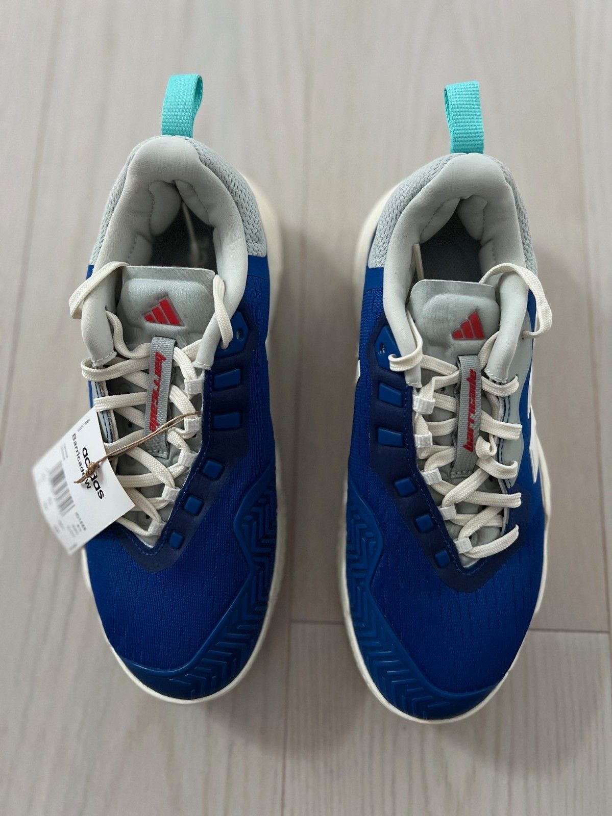 Adidas Adidas ID1555 Barricade Tennis Sneaker Shoes Blue ( 7 ) Size US 7 / EU 40 - 5 Thumbnail