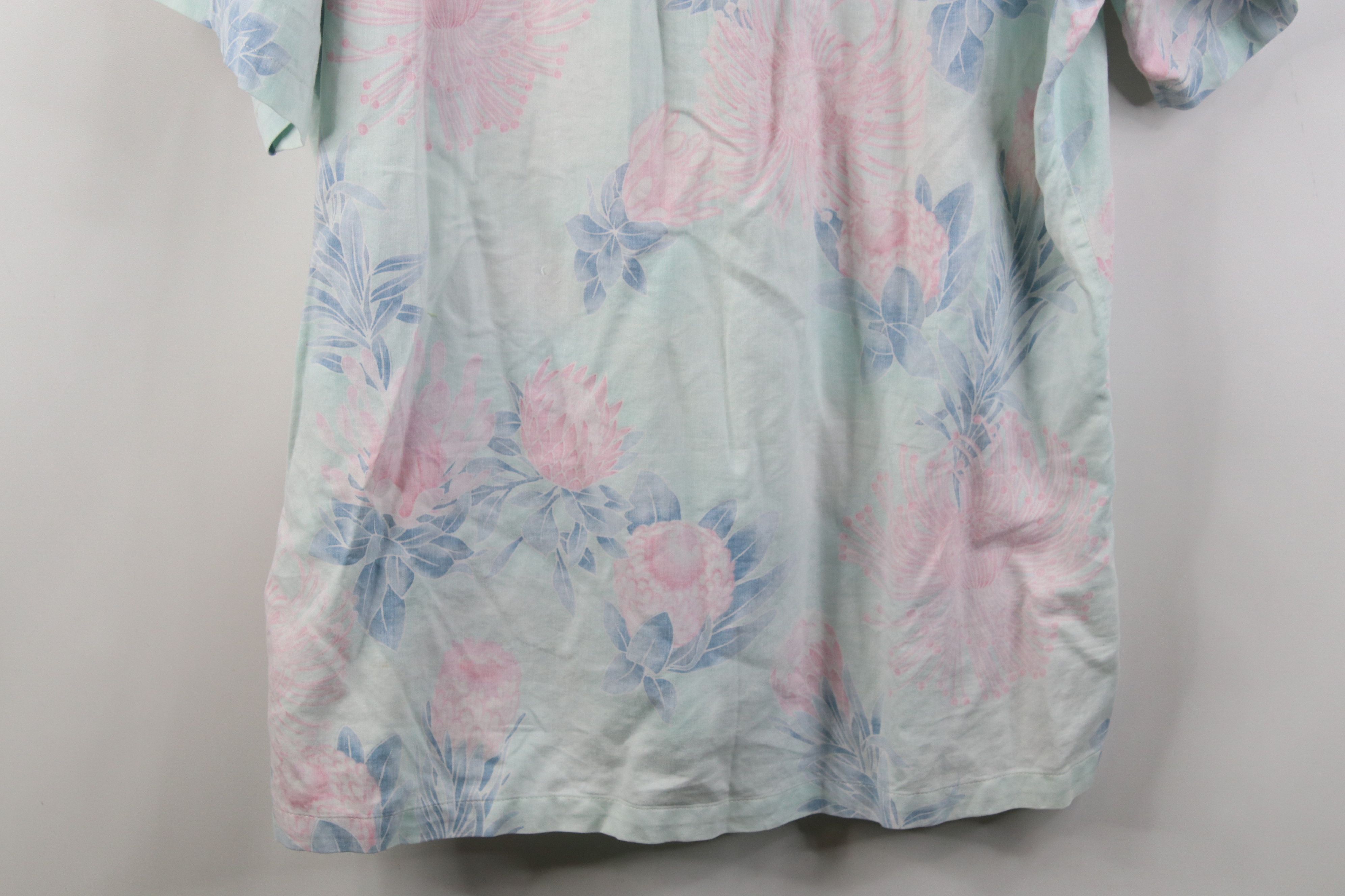 Vintage Vintage 90s Streetwear Flower Button Down Polo Shirt USA Size US XL / EU 56 / 4 - 14 Thumbnail