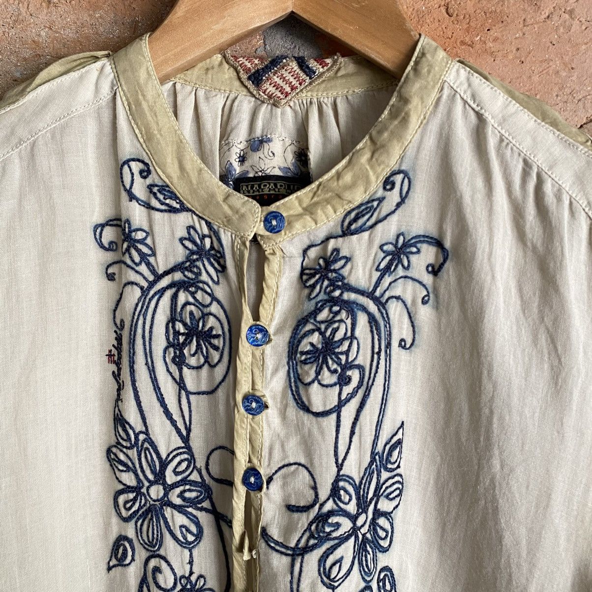 Napapijri NAPAPIJRI Boho Indian Embroidered Tunic Size M / US 6-8 / IT 42-44 - 7 Thumbnail