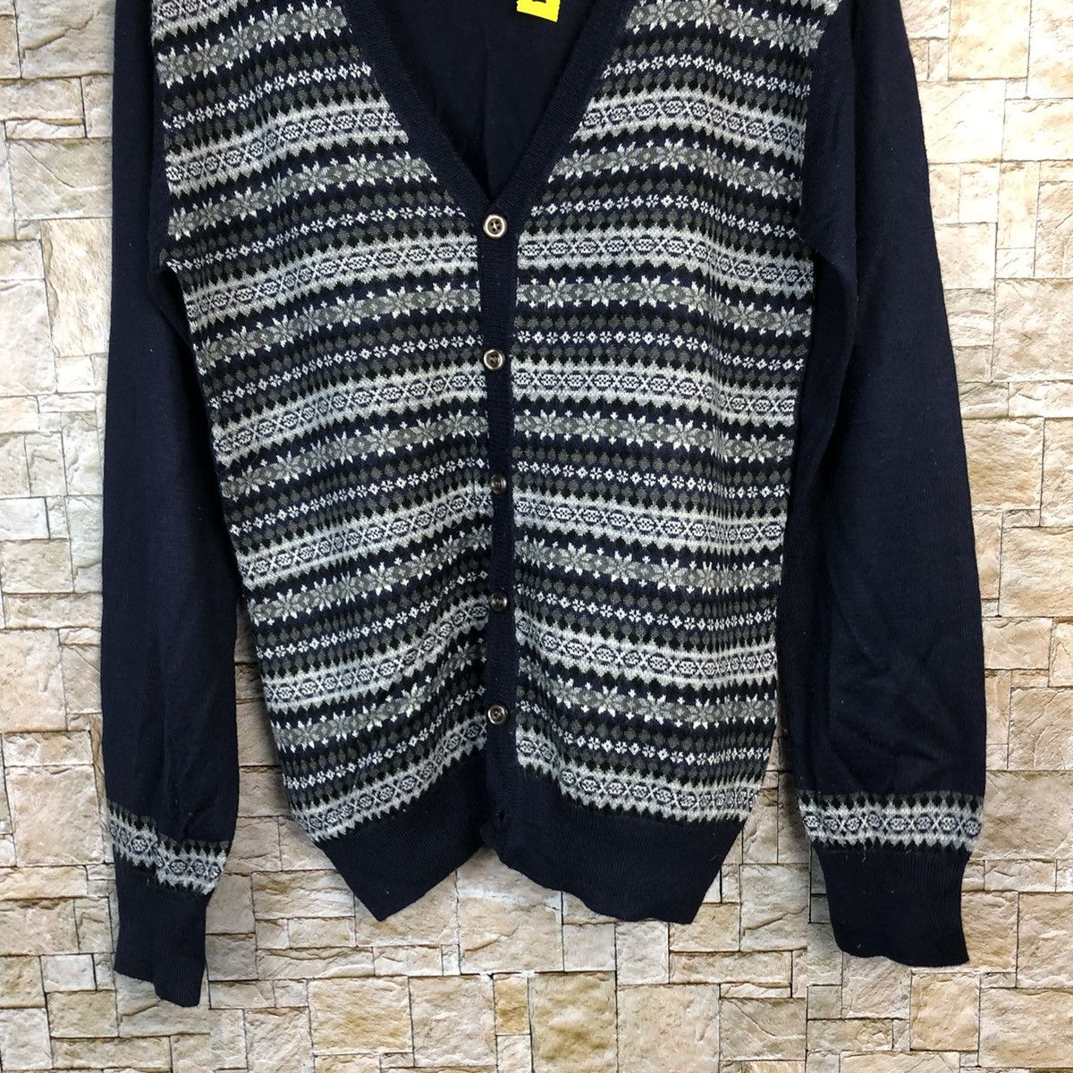 Other Rage Blue Dark Blue Cardigan knitwear #A461 Size US S / EU 44-46 / 1 - 3 Thumbnail