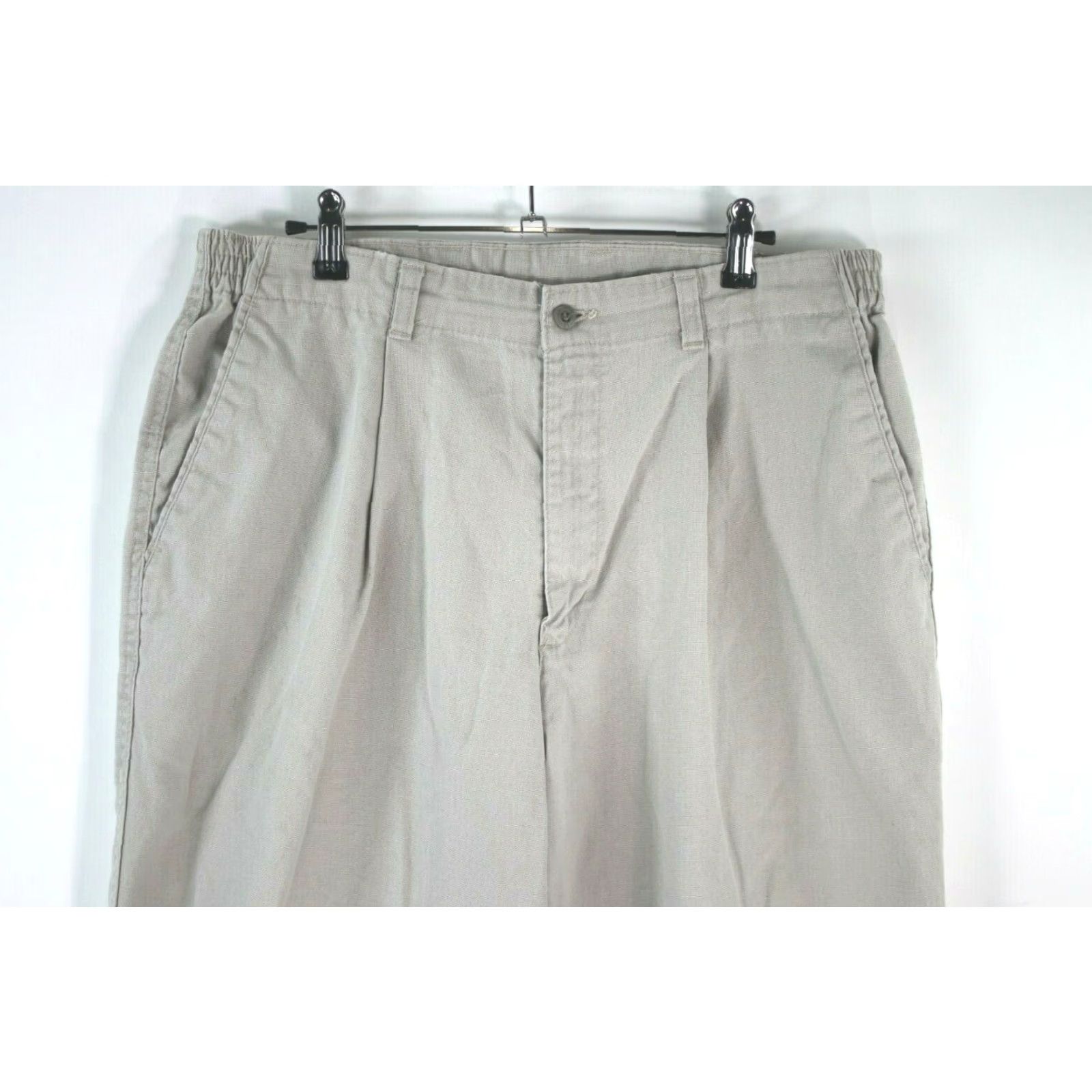 Dockers Dockers Pant Size 36X30 Beige Regular Pleated Front Formal Dress Mens Size US 34 / EU 50 - 3 Thumbnail