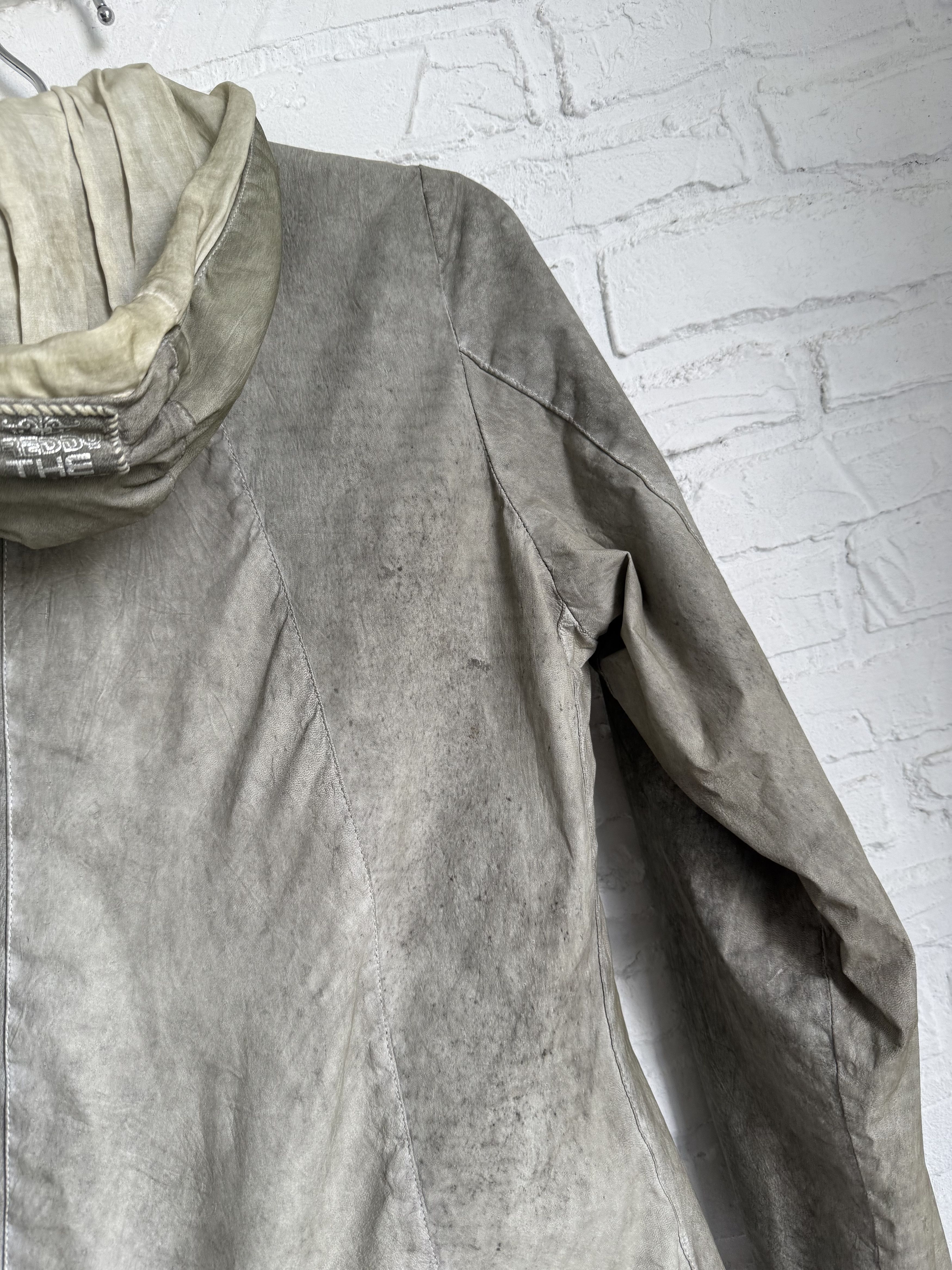 Other Archive Freddy The Club Artisanal Leather Hooded Jacket Size M / US 6-8 / IT 42-44 - 11 Thumbnail