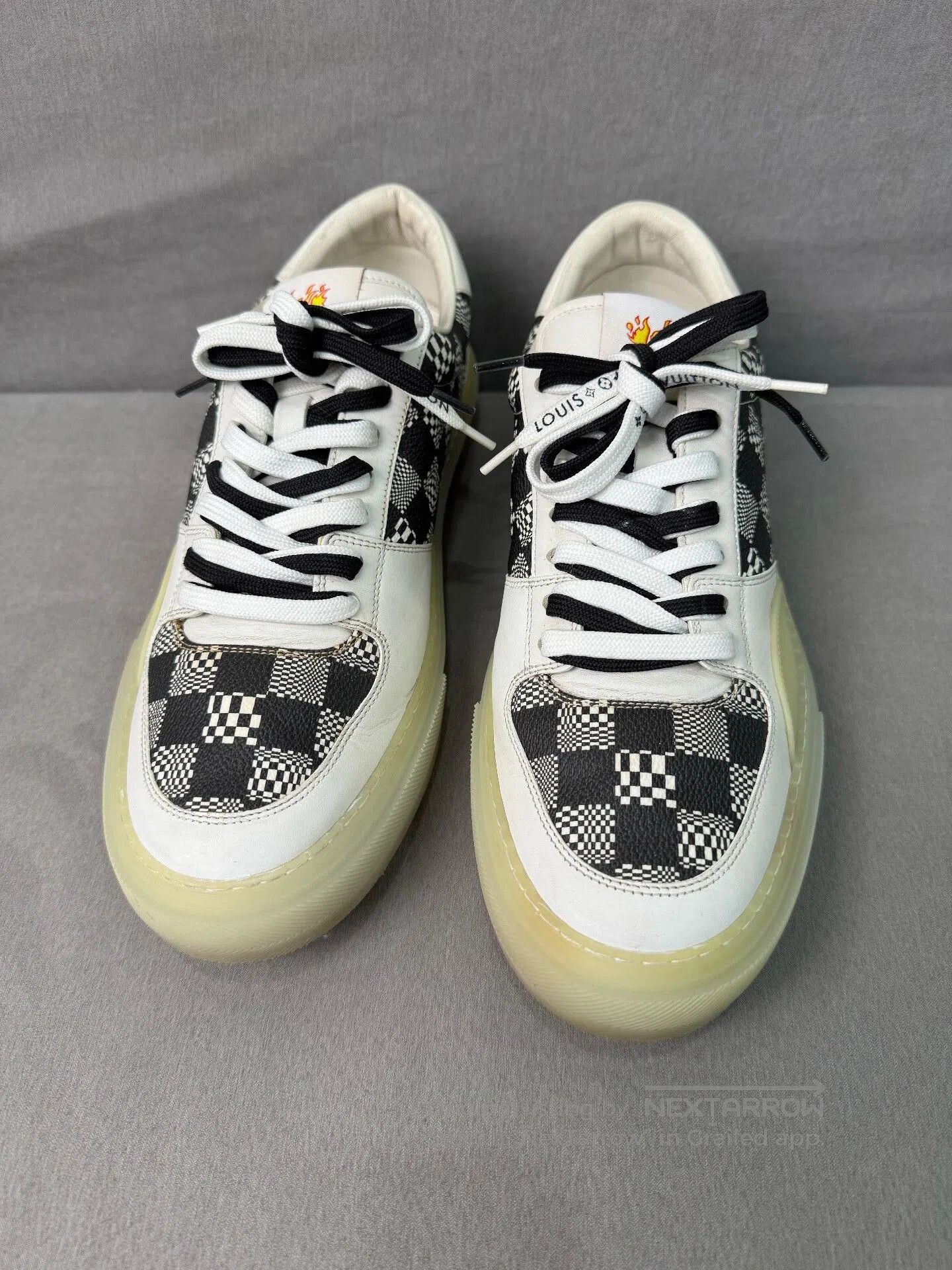 Louis Vuitton Louis Vuitton Ollie Black and White Sneakers. Size US 10 / EU 43 - 3 Thumbnail
