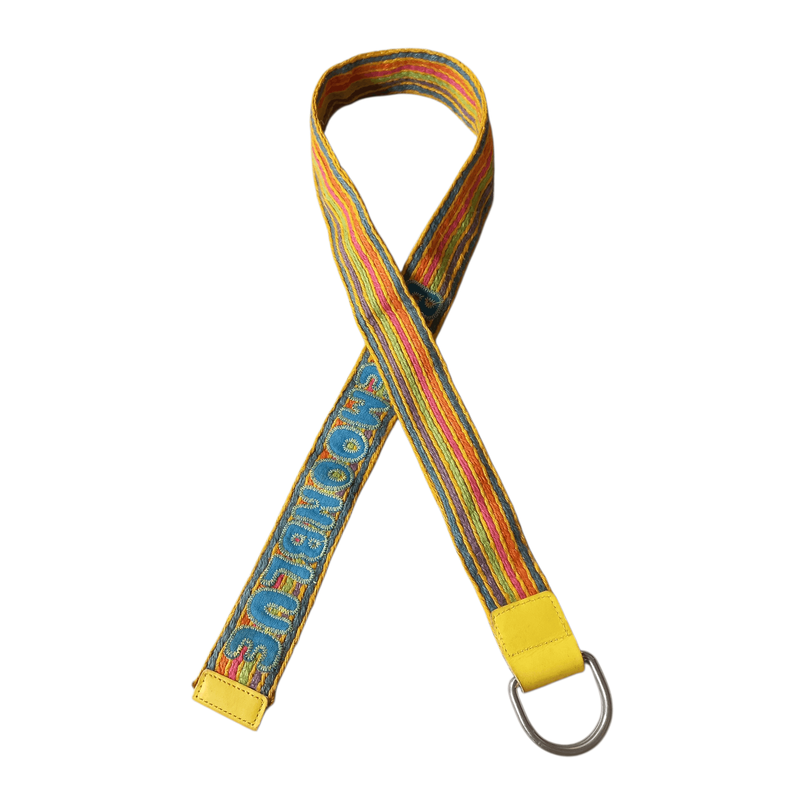 14th Addiction 🔆Blue moon blue japan multicolor stripes craft webbing belt Size ONE SIZE - 1 Thumbnail