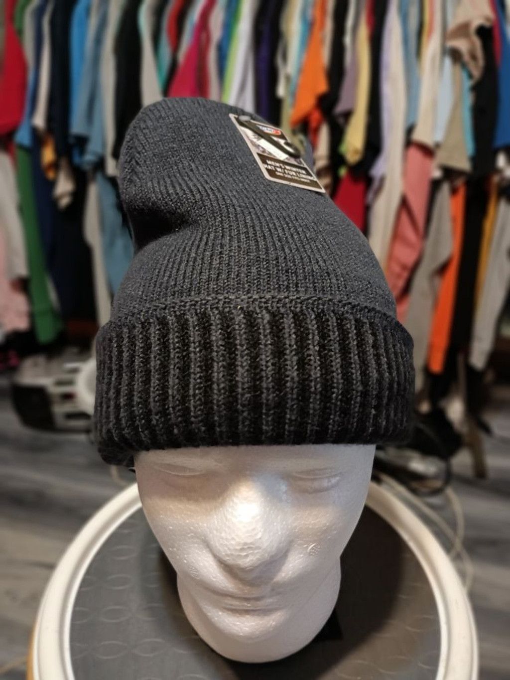 Other Men's New Era NBA Charcoal Grey Knit Beanie Hat One Size Size ONE SIZE - 1 Thumbnail