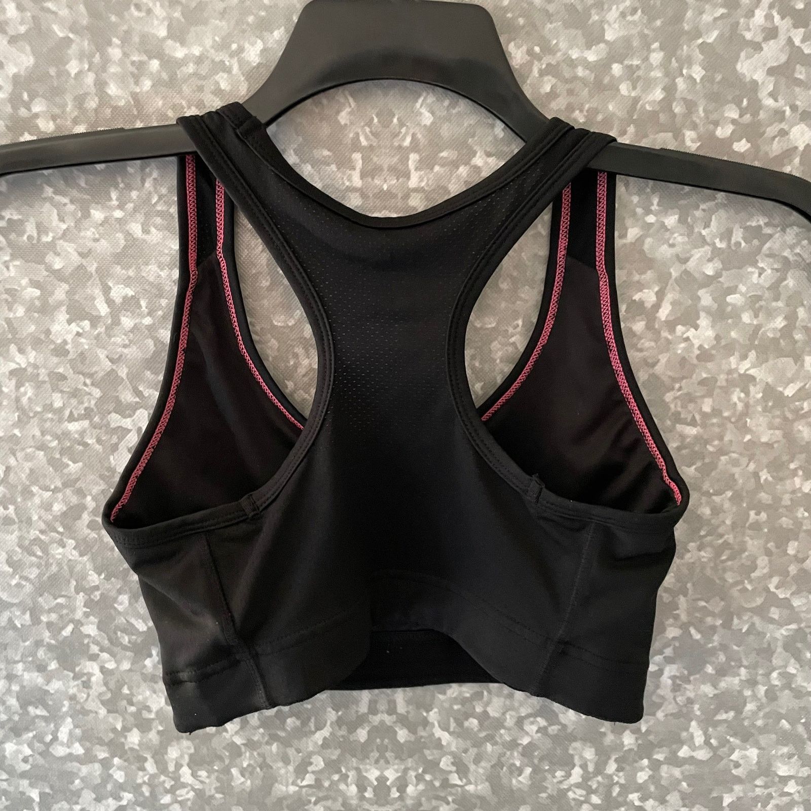 H&M H&M Sport Athletic Black Racerback Sports Bra - Size Small Size ONE SIZE - 6 Thumbnail