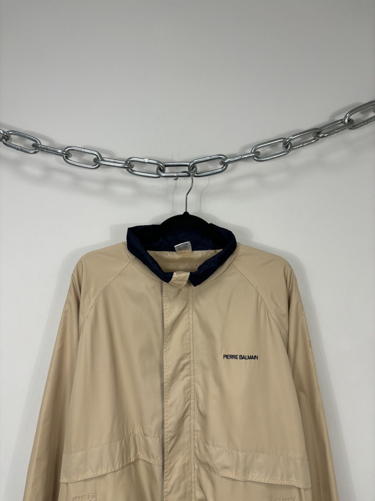 Pierre Balmain Vintage Pierre Balmain Very Rare Logo Luxury Light Jacket Size US XL / EU 56 / 4 - 4 Thumbnail
