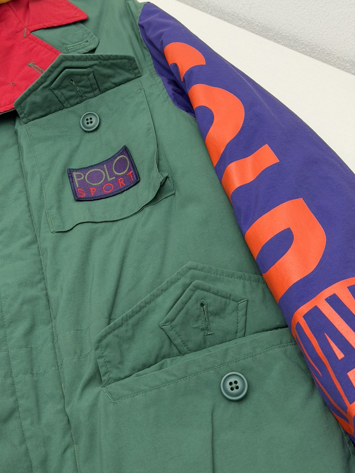 Polo Ralph Lauren VTG 90s Polo Ralph Lauren Snow Beach Polo Sport Cold Wave Size US XL / EU 56 / 4 - 7 Thumbnail