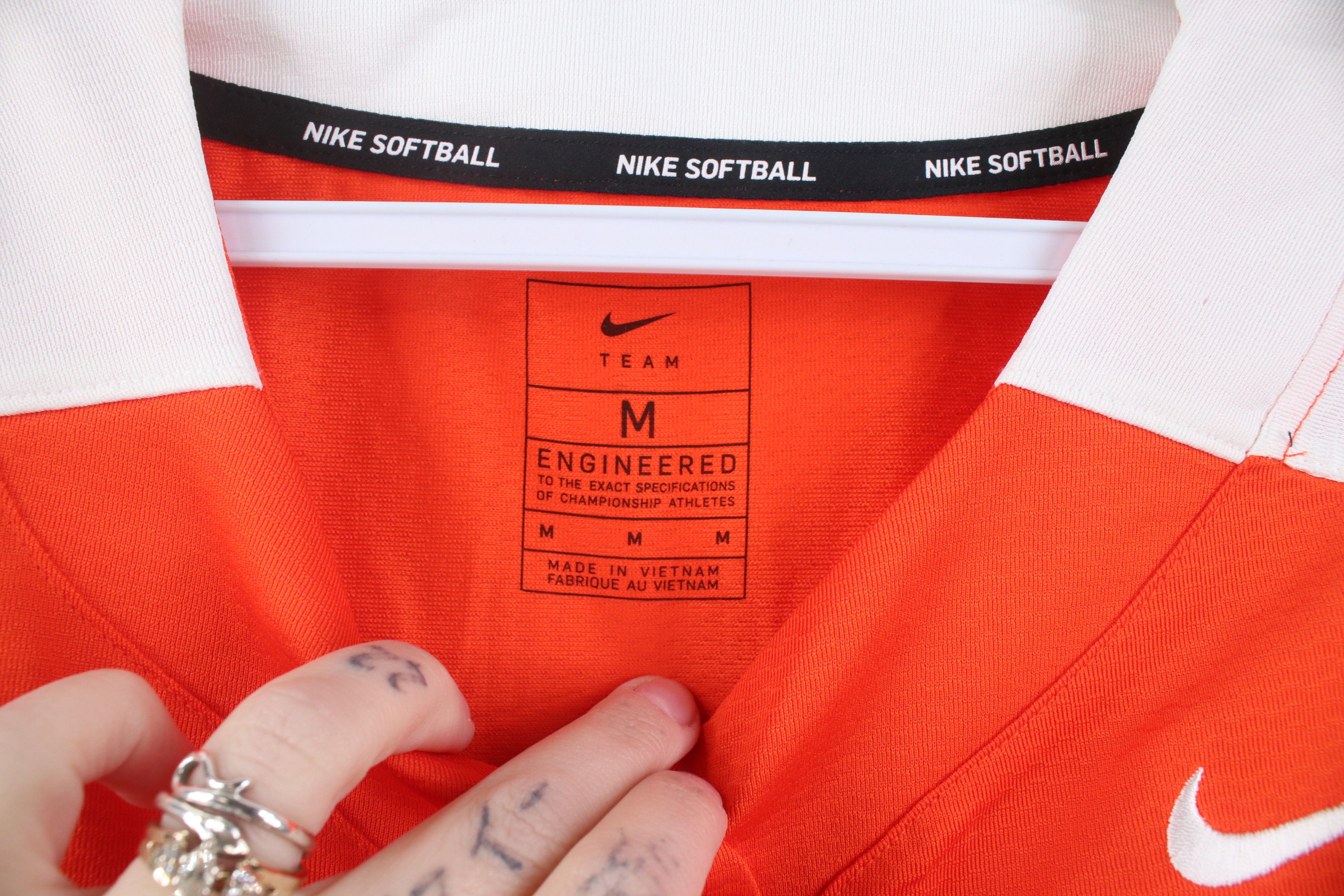 Nike New Nike Softball Color Block Knit Henley T-Shirt Size M / US 6-8 / IT 42-44 - 14 Thumbnail