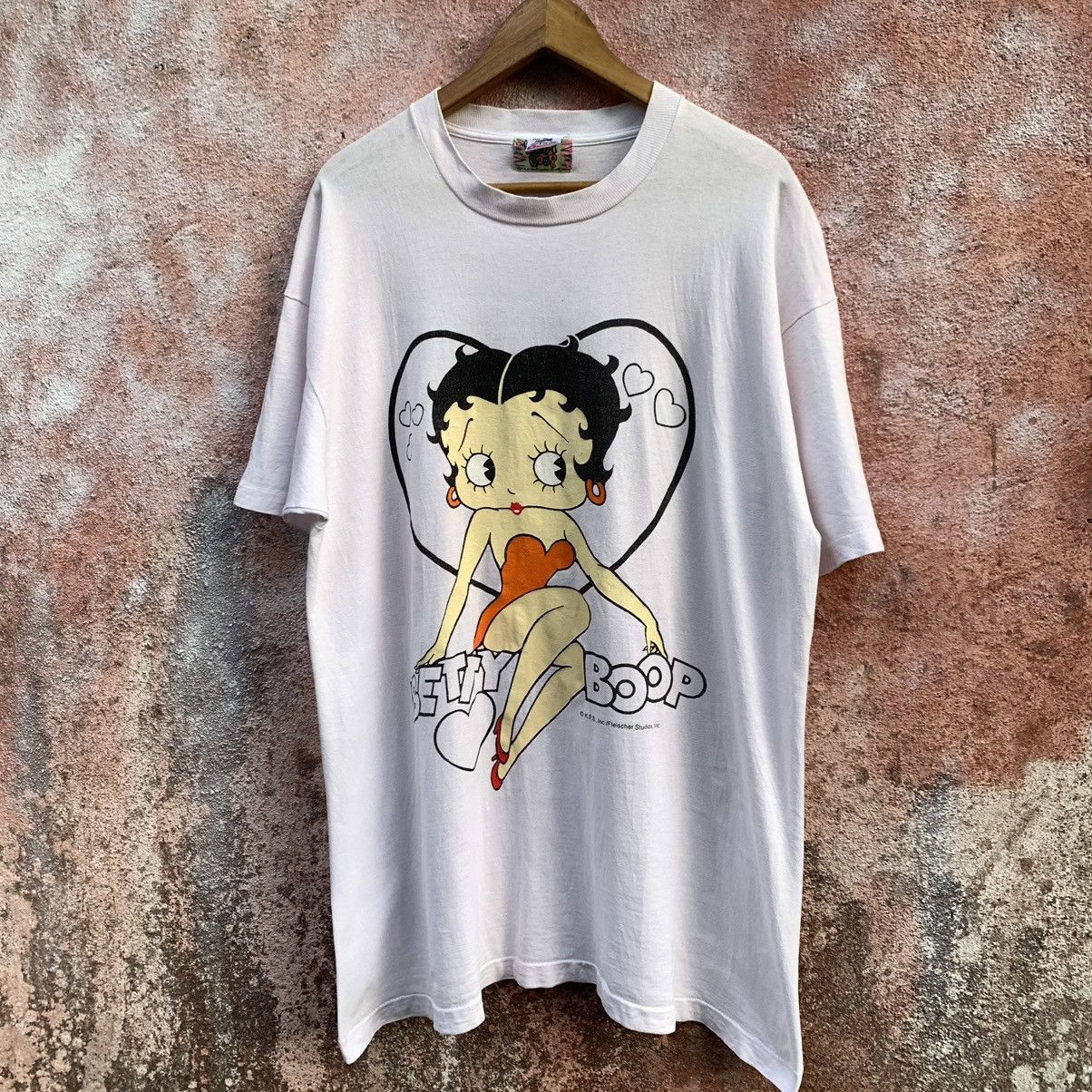 Cartoon Network Thrashed vintage 90s betty boop tee Size US XL / EU 56 / 4 - 1 Thumbnail