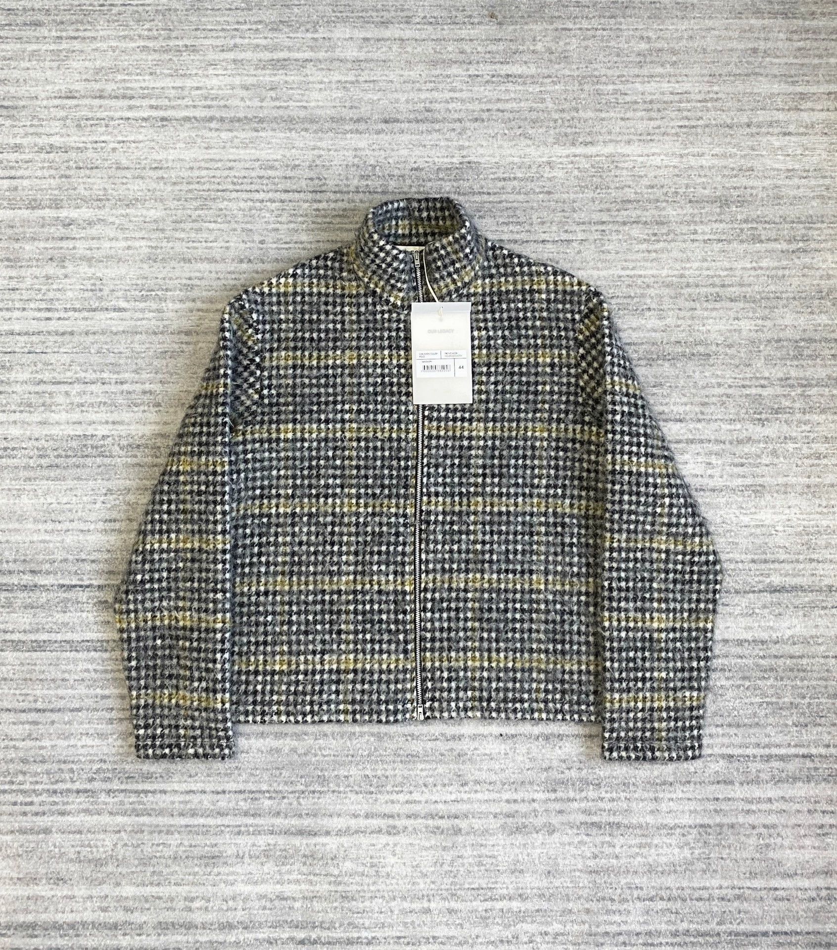 Our Legacy Our Legacy Nerd Yellow Green Check Wool Jacket Size US S / EU 44-46 / 1 - 1 Thumbnail