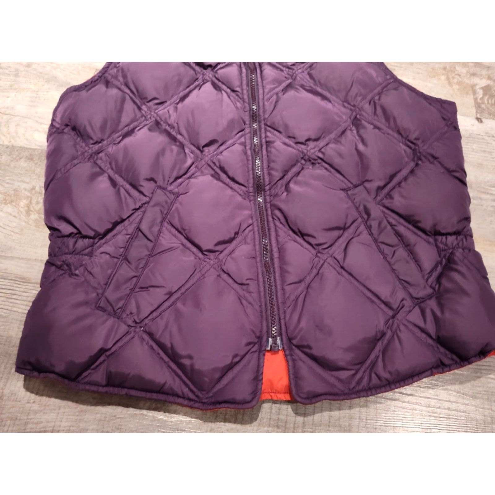 Eddie Bauer Eddie Bauer Women Goose Down Filling Quilted Puffer Vest Sz M Purple Read Size M / US 6-8 / IT 42-44 - 2 Thumbnail