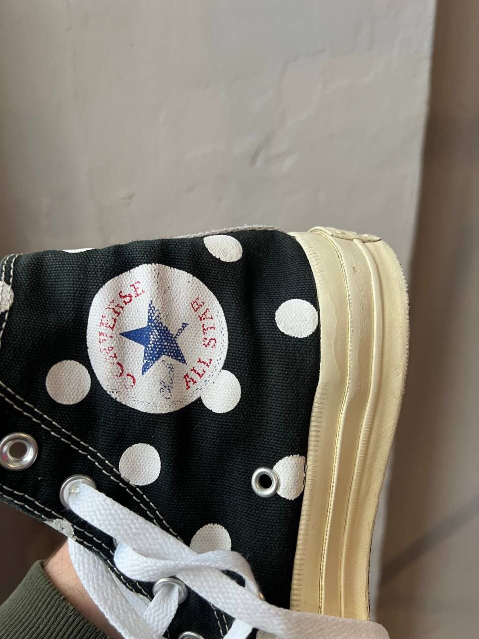 Comme des Garcons PLAY PLAY COMME DES GARCONS X CONVERSE ICONIC RED HEART SNEAKERS Size US 7.5 / IT 37.5 - 10 Thumbnail