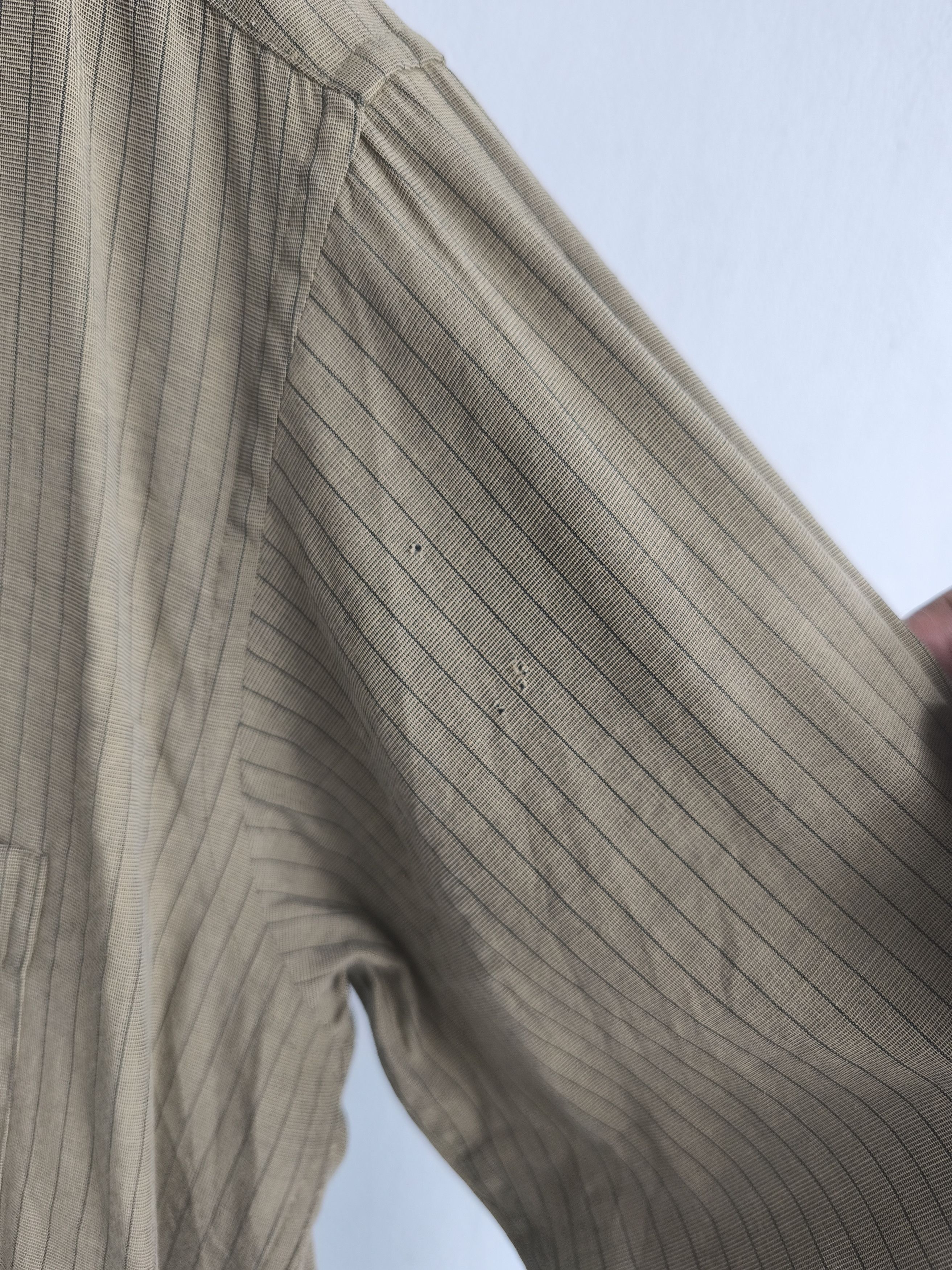 Balenciaga × Designer Vintage Balenciaga stripe long Sleeve shirt Size US XL / EU 56 / 4 - 6 Thumbnail