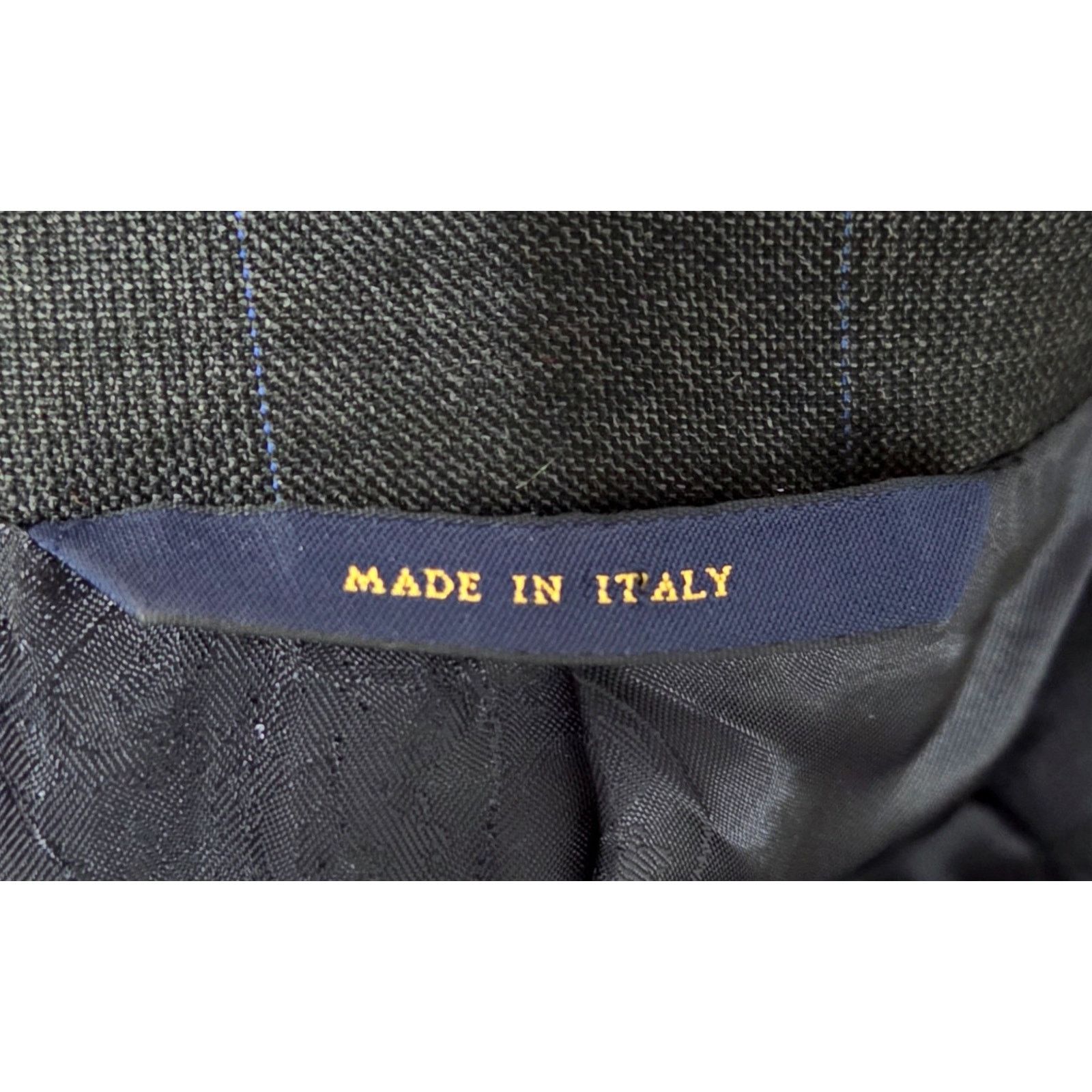 Brooks Brothers Brooks Brothers 1818 Madison Mens 46L Saxxon Wool Charcoal Size 46L - 7 Thumbnail