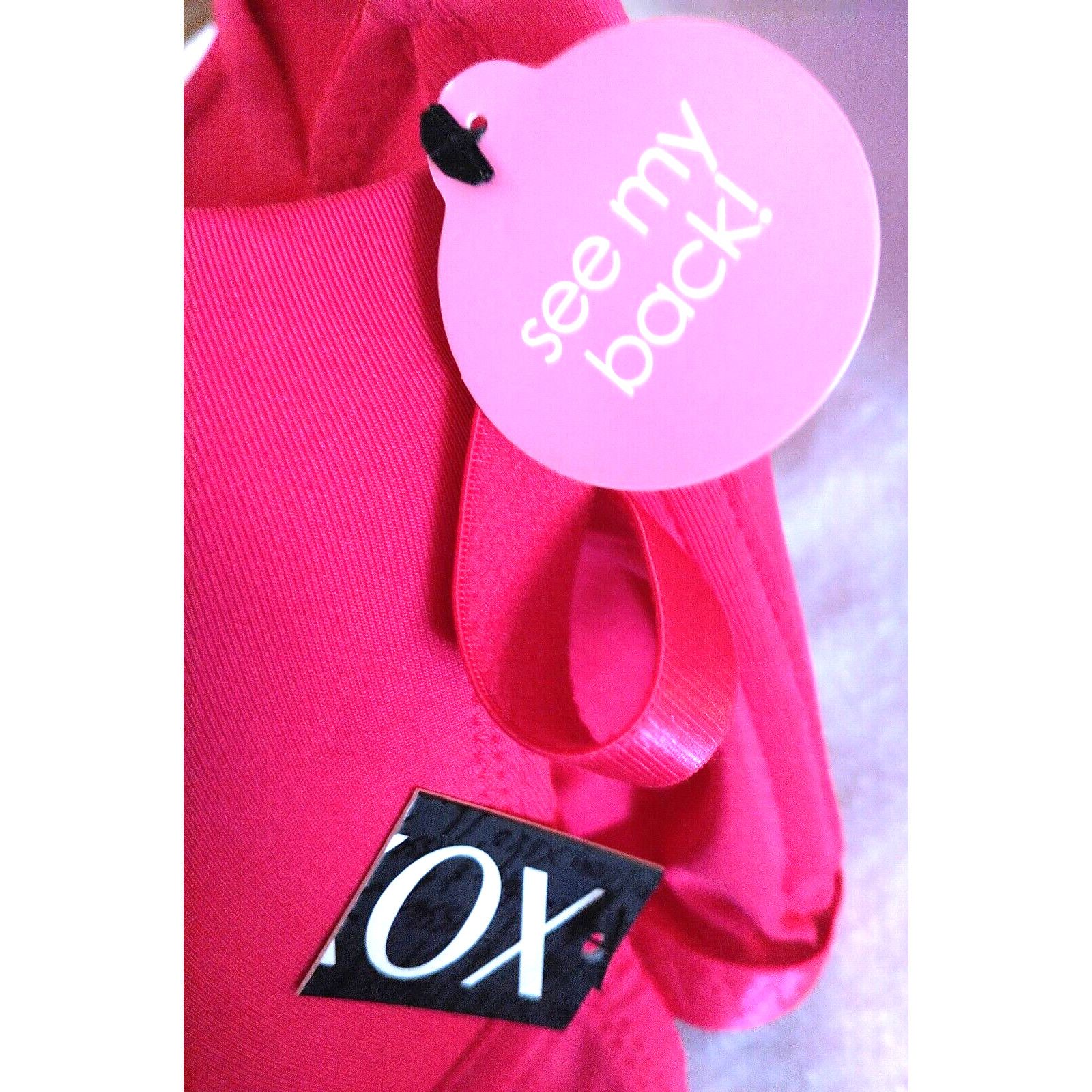 XOXO XOXO Hypnotic Pink 40D 'See My Back!' Sexy Bra MSRP $28 NWT Size ONE SIZE - 5 Thumbnail