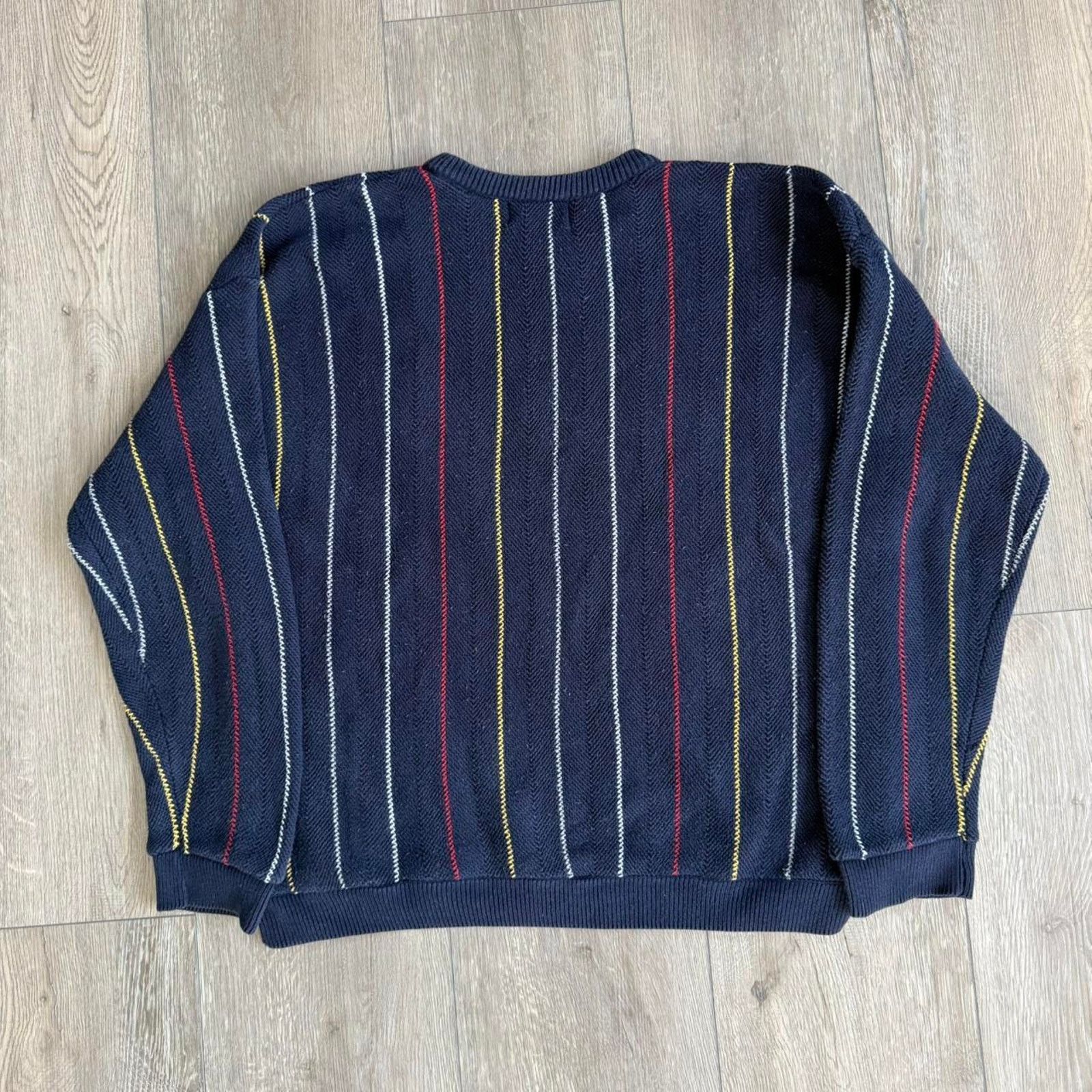 Chaps Vintage 90s chaps striped sweater Size US L / EU 52-54 / 3 - 6 Thumbnail