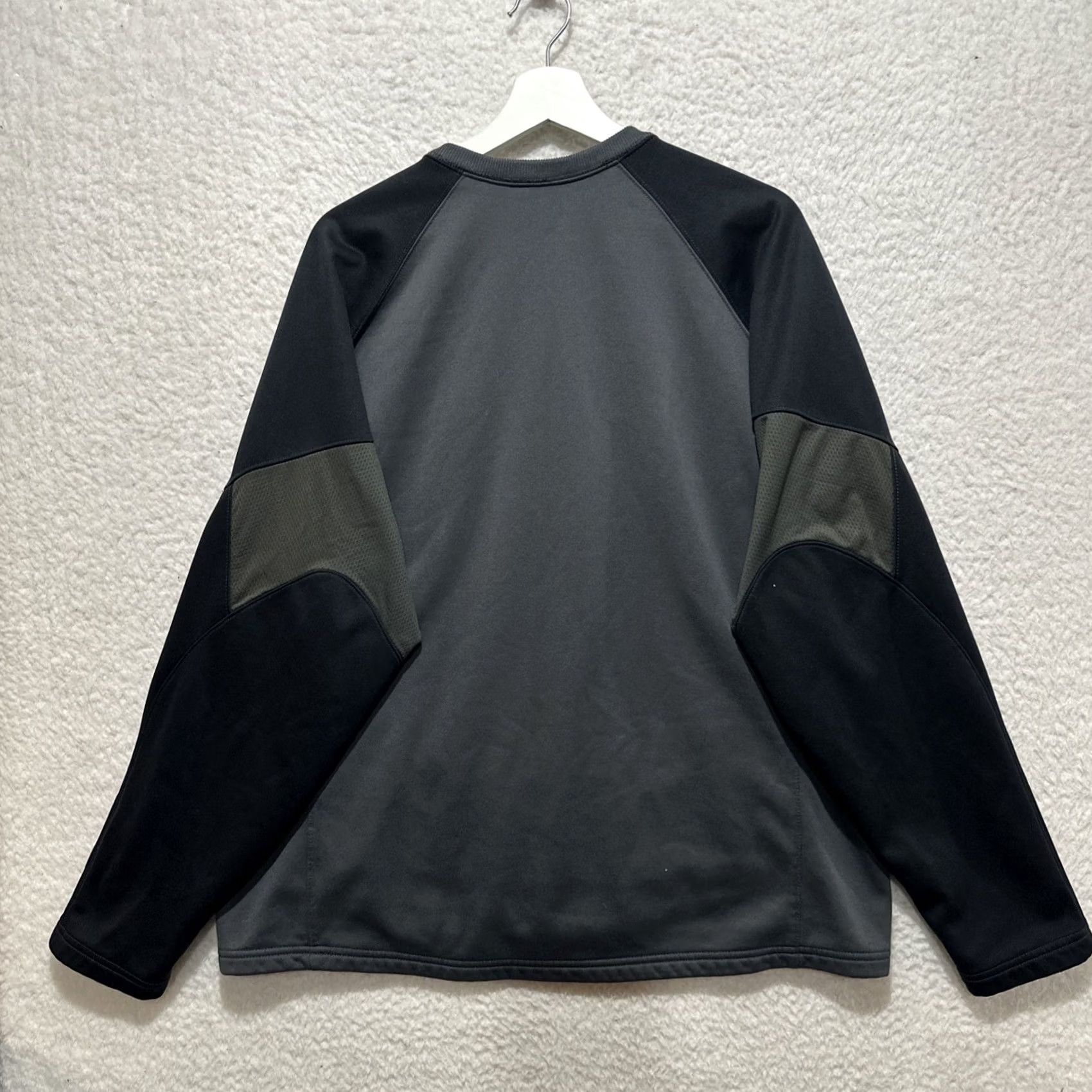Nike Nike Men's BSBL Baseball Therma-Fit Sweatshirt XL Black Gray Pullover Size US XL / EU 56 / 4 - 2 Thumbnail