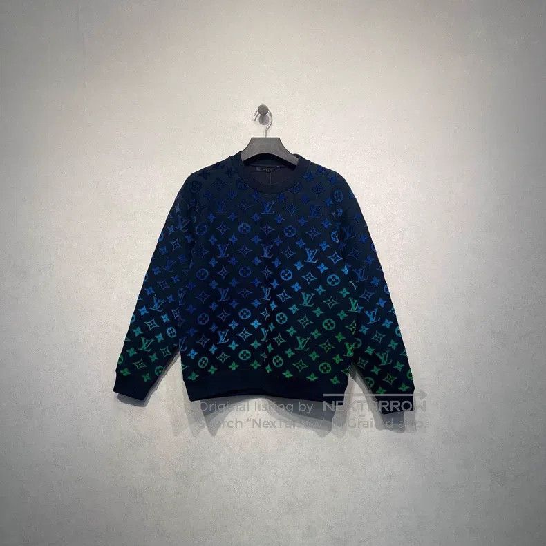 Louis Vuitton Louis Vuitton Logo Gradient Pullover Hoodie Size US L / EU 52-54 / 3 - 1 Thumbnail