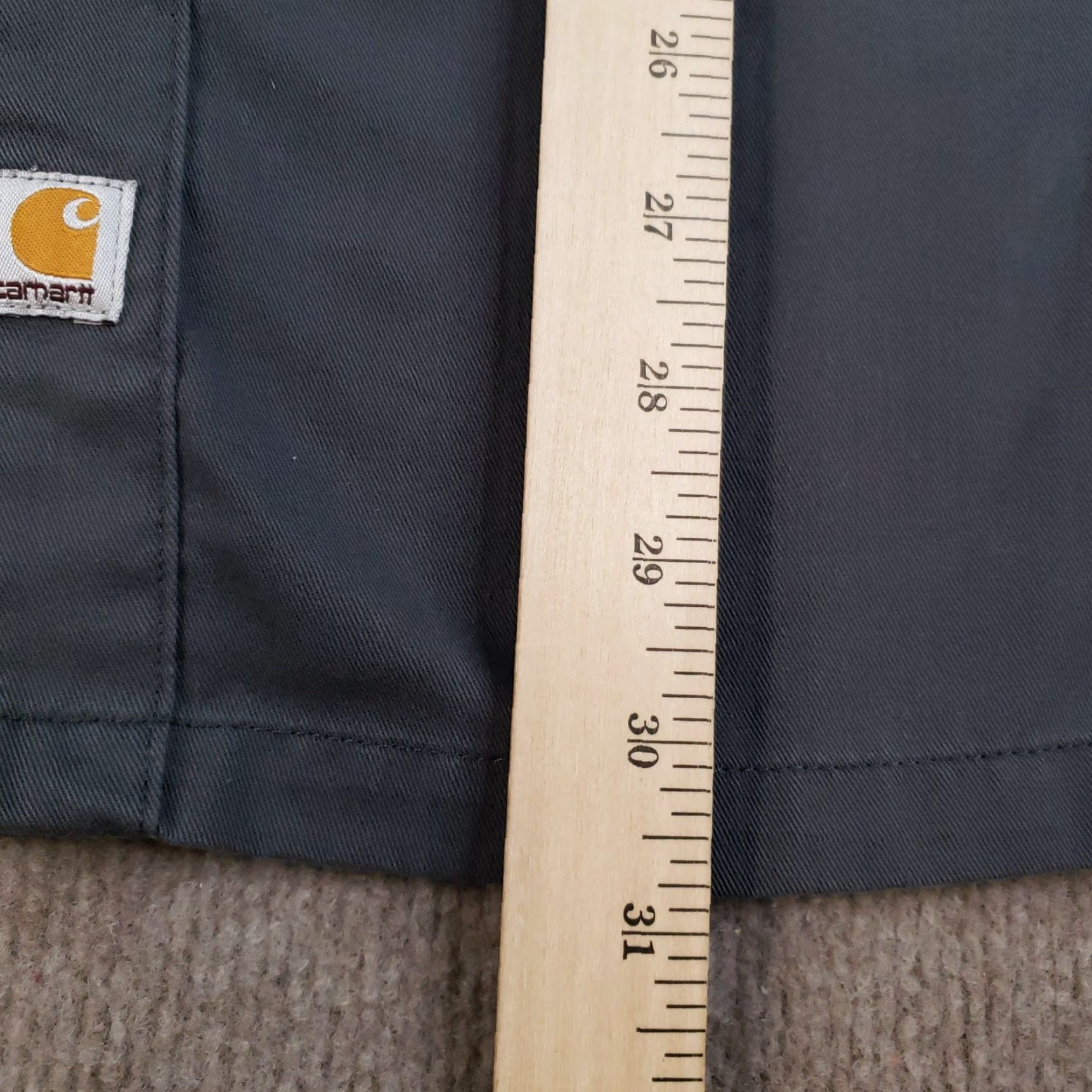 Carhartt Mens Medium Short Sleeve Button Up Cotton Pockets Workwear Size US M / EU 48-50 / 2 - 4 Thumbnail
