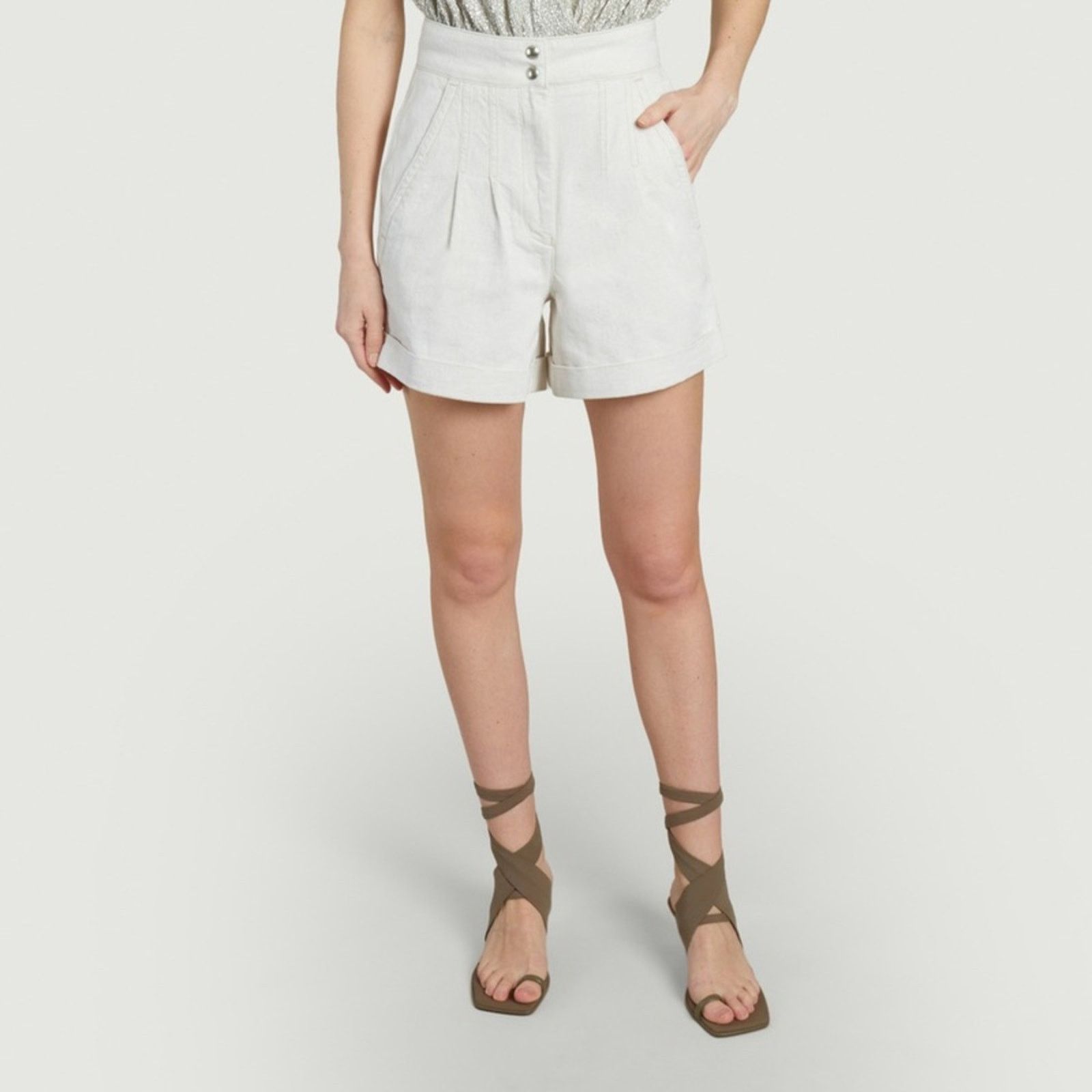 Iro NWT! IRO High-Waisted Women's Shorts, Size 36 (25-26 US ) Size 26" / US 2 / IT 38 - 7 Thumbnail