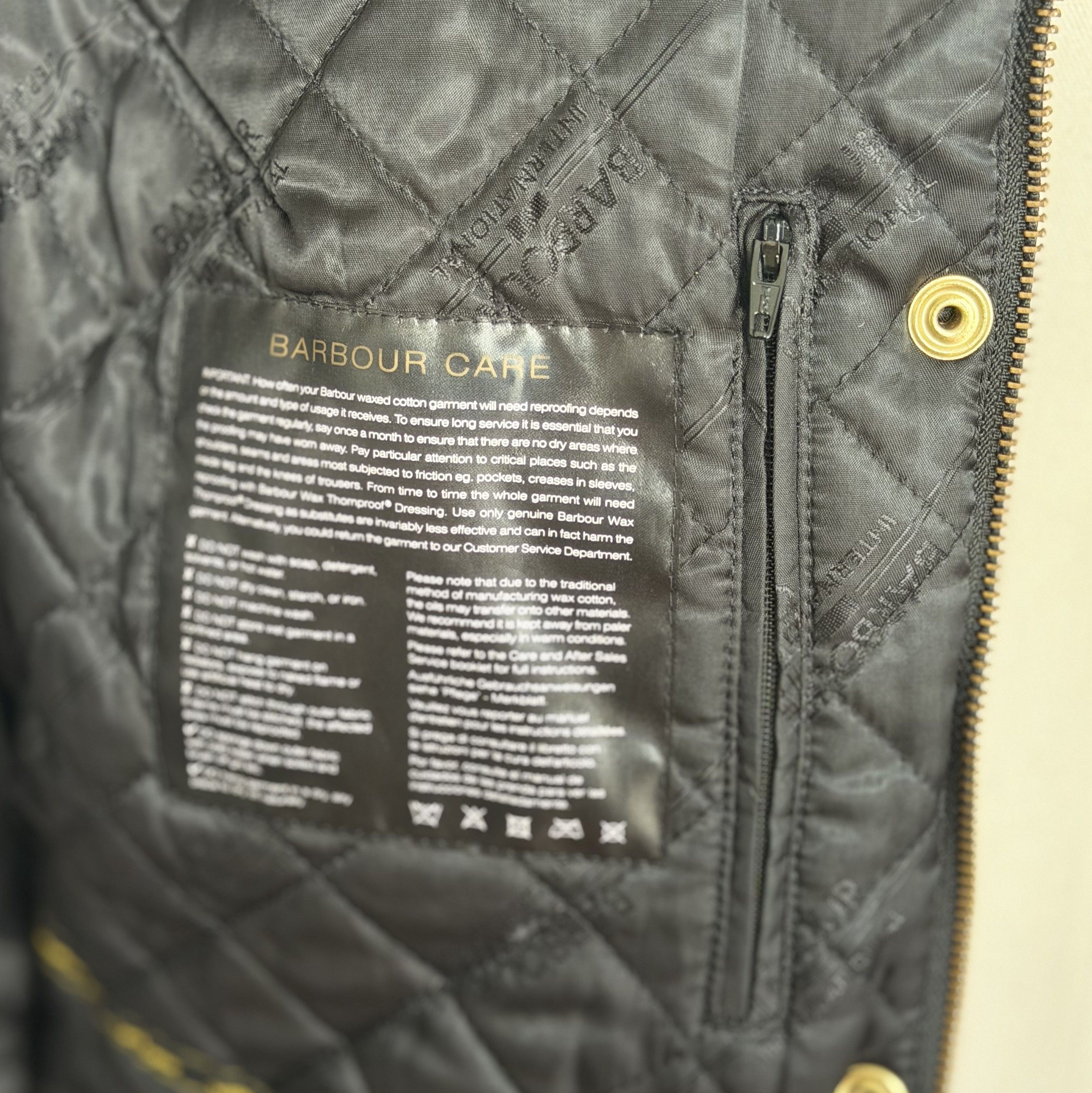 Barbour BARBOUR International SLIPSTREAM Wax Women's Hooded Jacket Size XL / US 12-14 / IT 48-50 - 16 Thumbnail