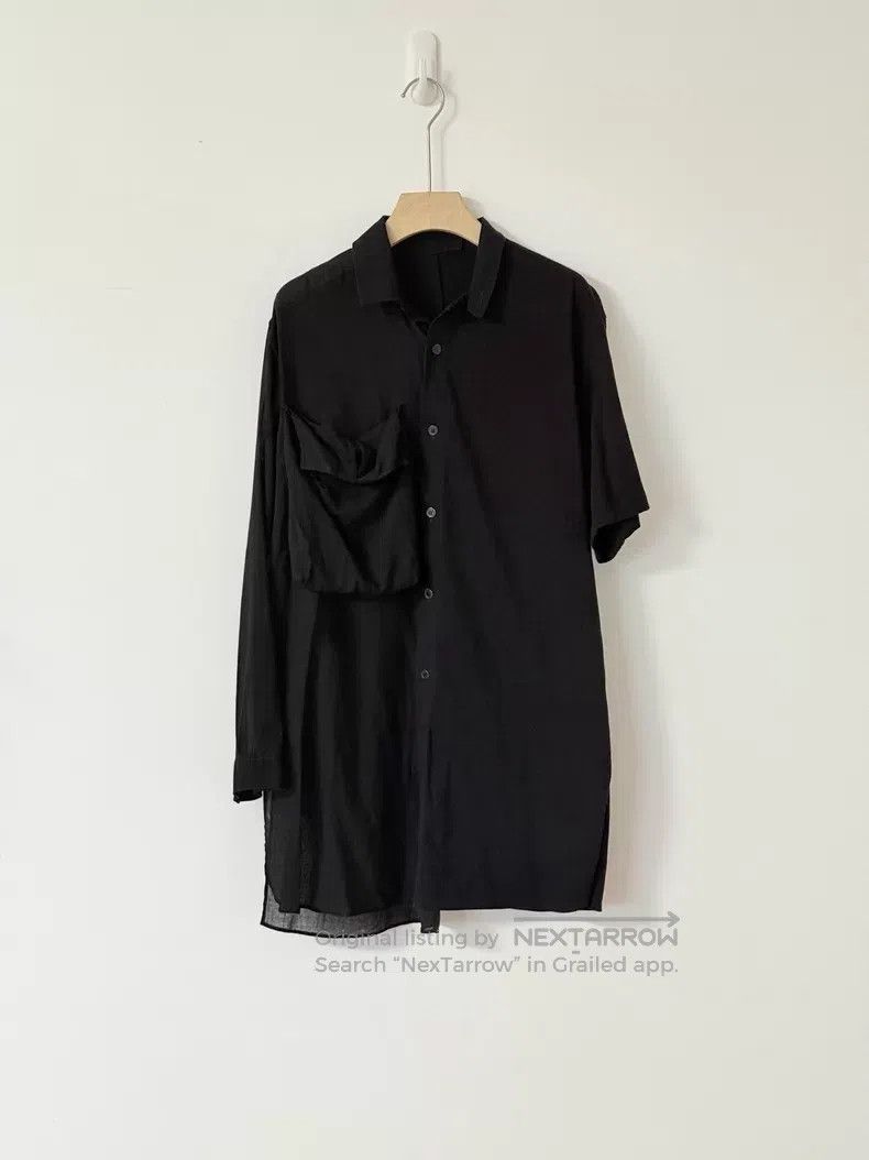 Yohji Yamamoto Yohji Yamamoto Deconstruct asymmetrical paneled long shirt Size US M / EU 48-50 / 2 - 1 Thumbnail