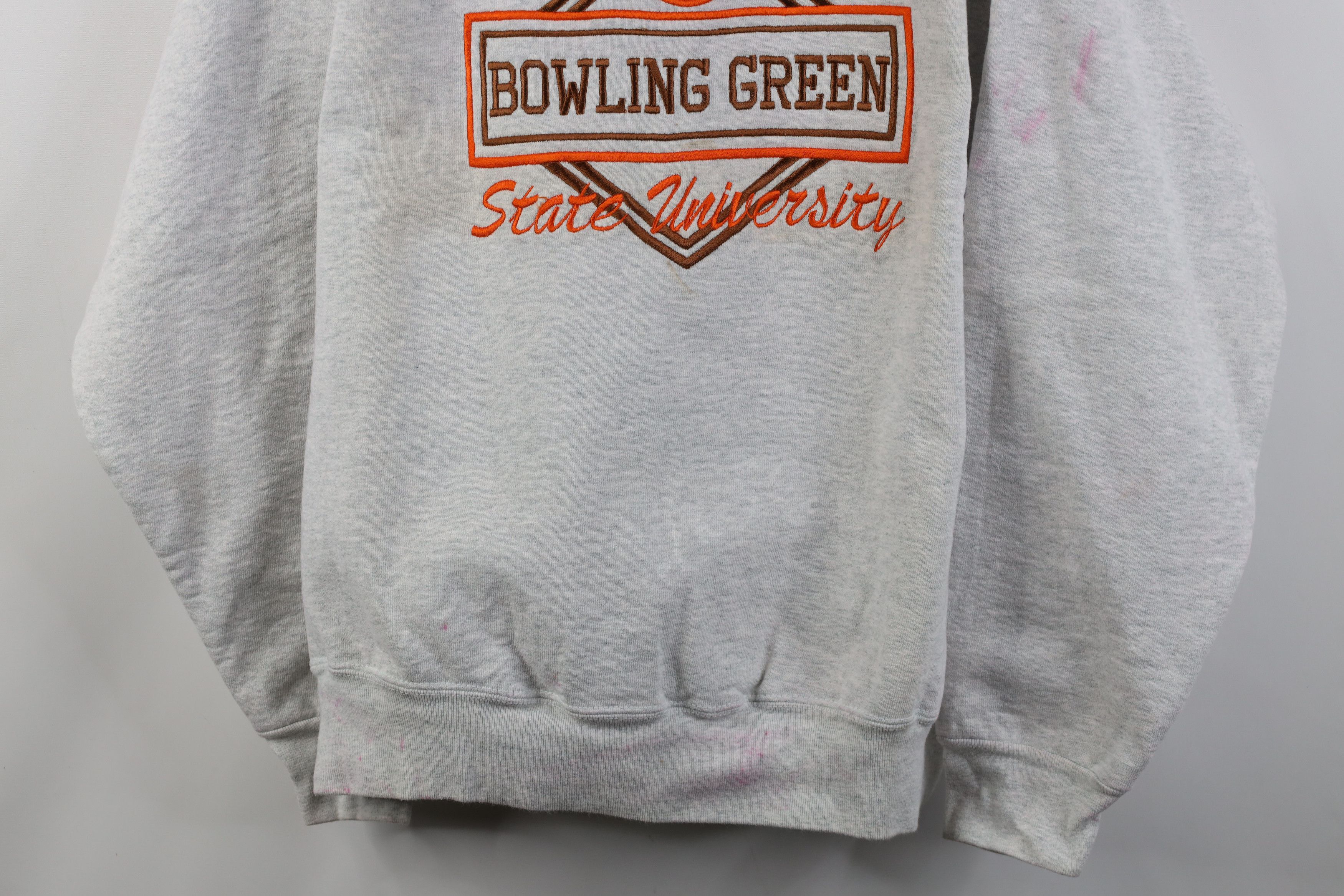 Vintage Vintage 90s Bowling Green State University Sweatshirt USA Size US XL / EU 56 / 4 - 3 Thumbnail