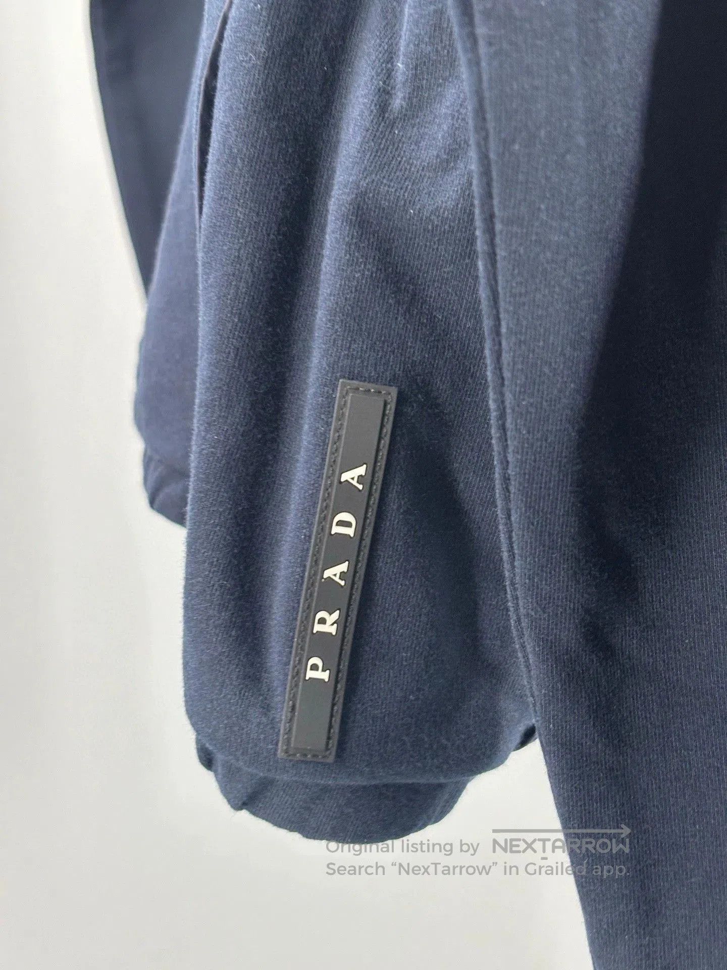Prada prada men's blue hooded zip-up sweatshirt. Size US XS / EU 42 / 0 - 4 Thumbnail
